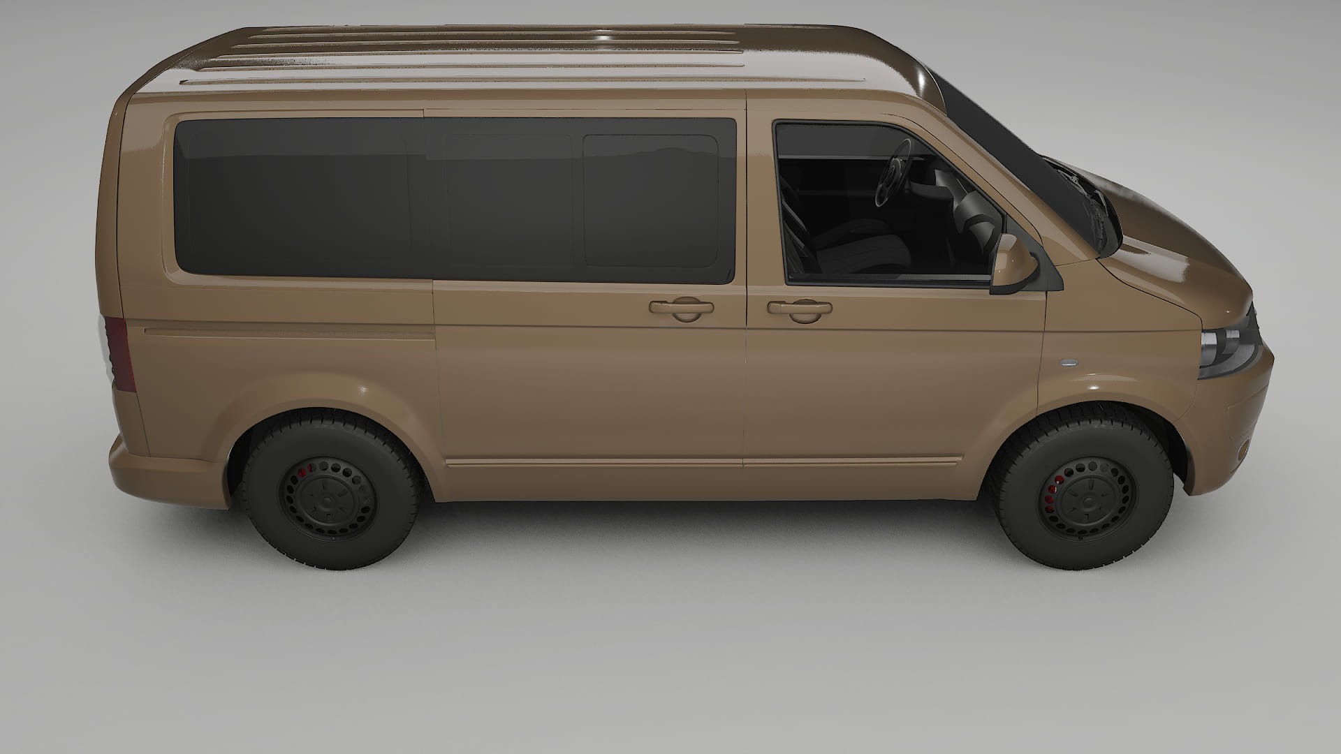VW Transporter T5 Caravelle TPU Lackskyddsfilm | SAHARA Färgskiftande PPF – Komplett Förskuret Kit