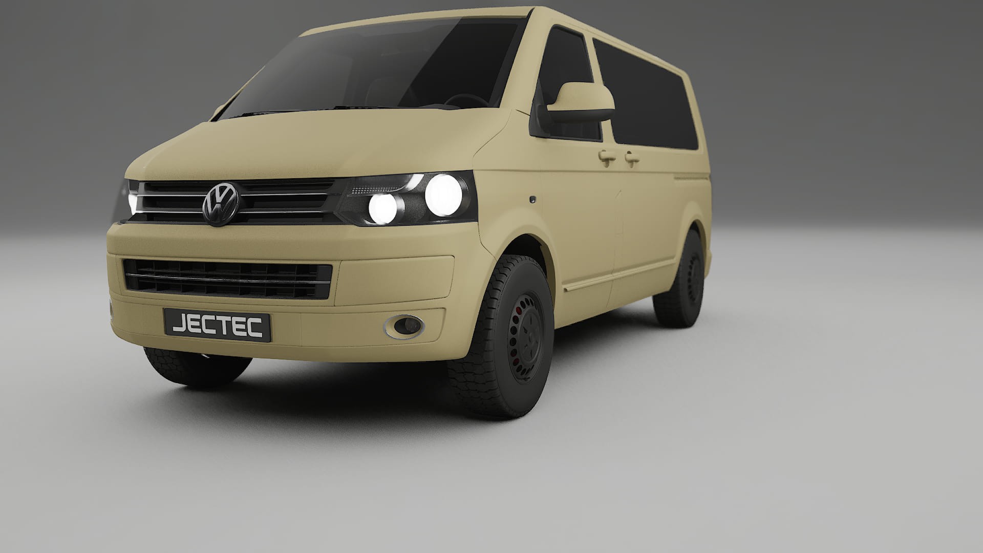 VW Transporter T5 Caravelle TPU Lackskyddsfilm | SAND Färgskiftande PPF – Komplett Förskuret Kit