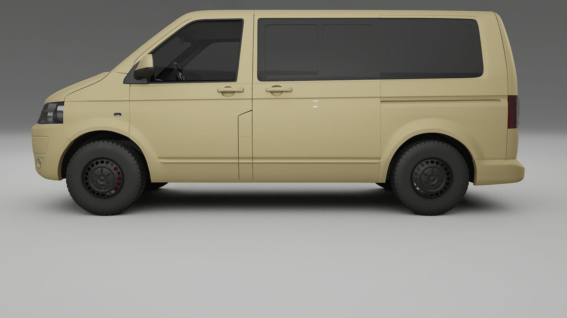VW Transporter T5 Caravelle TPU Lackskyddsfilm | SAND Färgskiftande PPF – Komplett Förskuret Kit