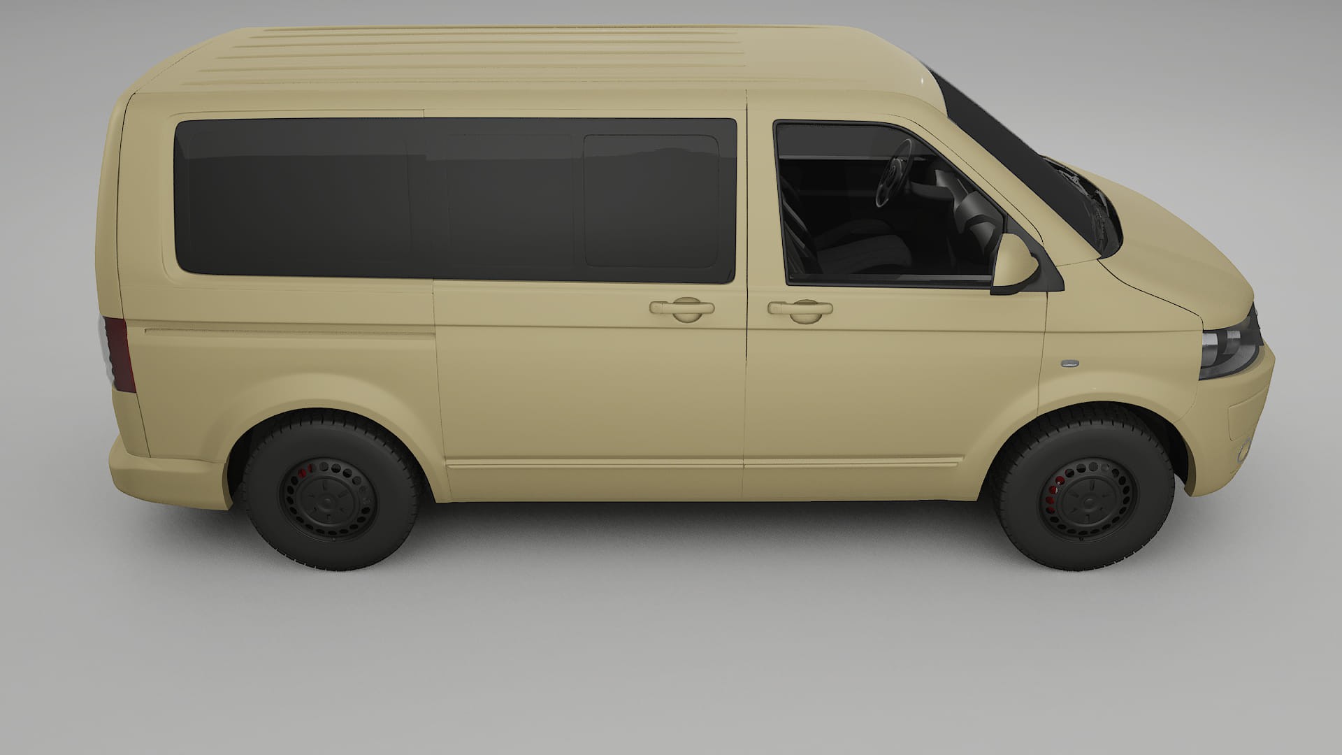 VW Transporter T5 Caravelle TPU Lackskyddsfilm | SAND Färgskiftande PPF – Komplett Förskuret Kit