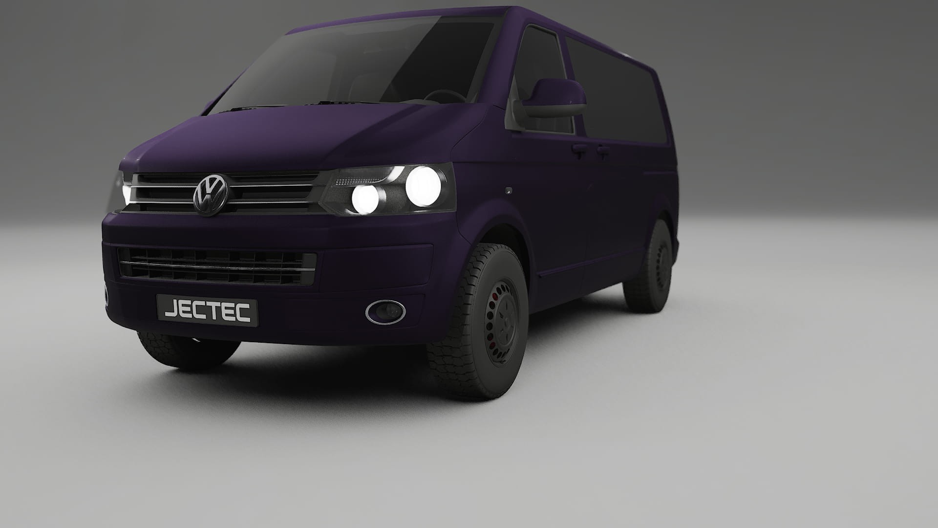 VW Transporter T5 Caravelle TPU Lackskyddsfilm | VIOLET Färgskiftande PPF – Komplett Förskuret Kit