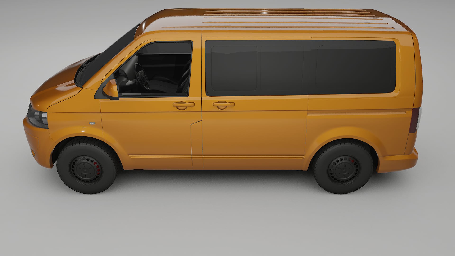 VW Transporter T5 Caravelle TPU Lackskyddsfilm | DAISY Färgskiftande PPF – Komplett Förskuret Kit