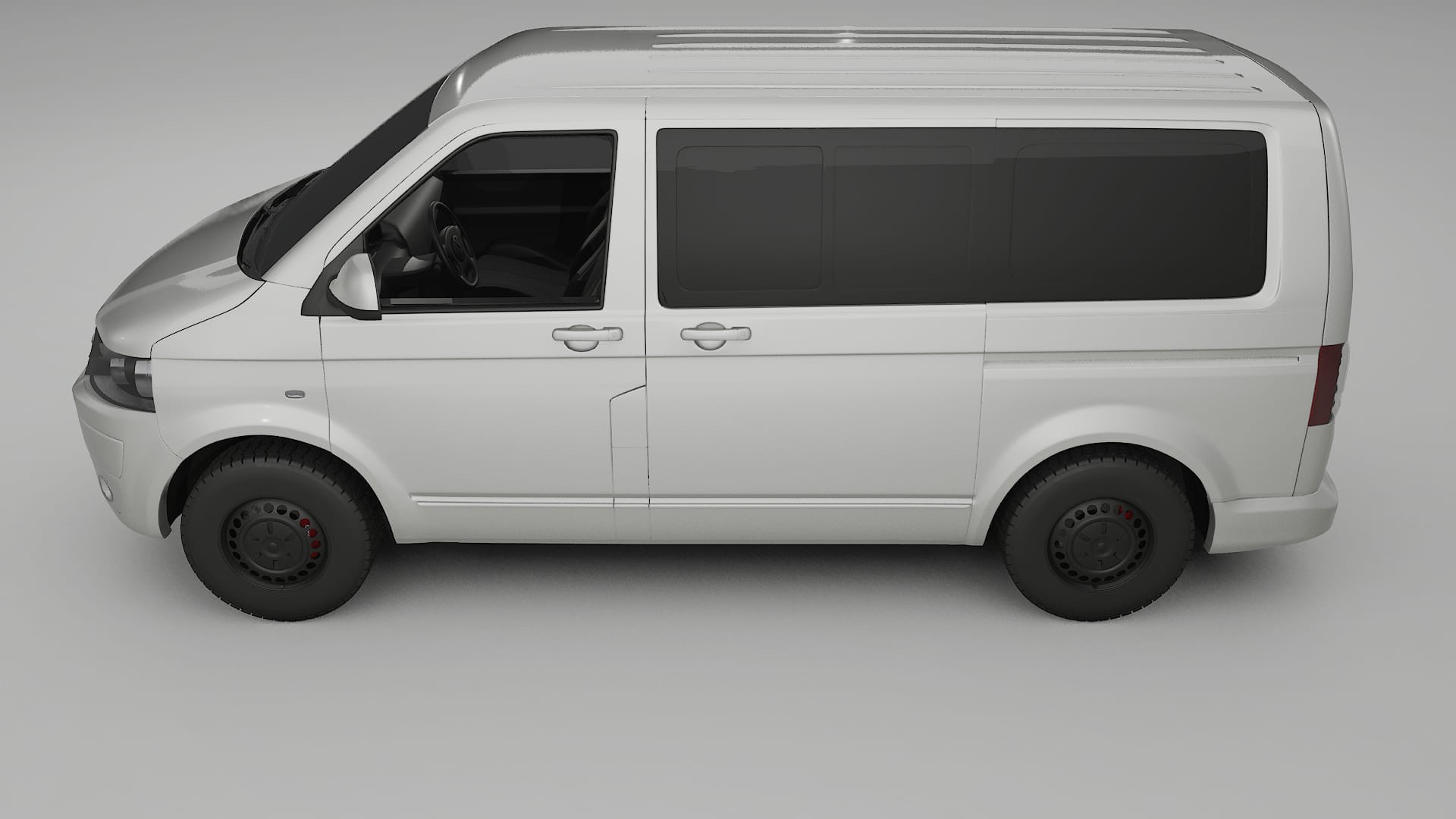 VW Transporter T5 Caravelle TPU Lackskyddsfilm | PEARL Färgskiftande PPF – Komplett Förskuret Kit
