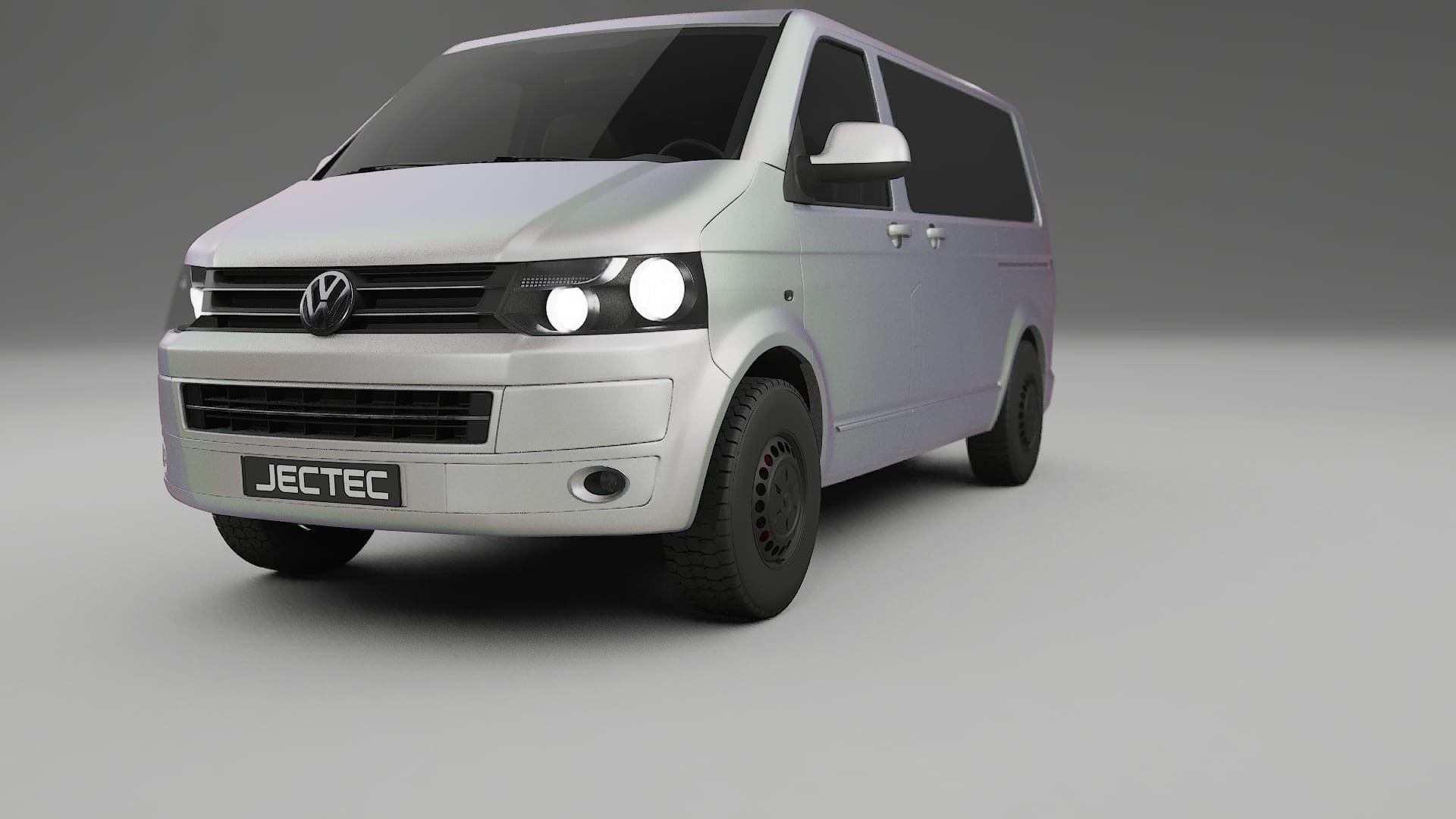VW Transporter T5 Caravelle TPU Lackskyddsfilm | NEBULA Färgskiftande PPF – Komplett Förskuret Kit