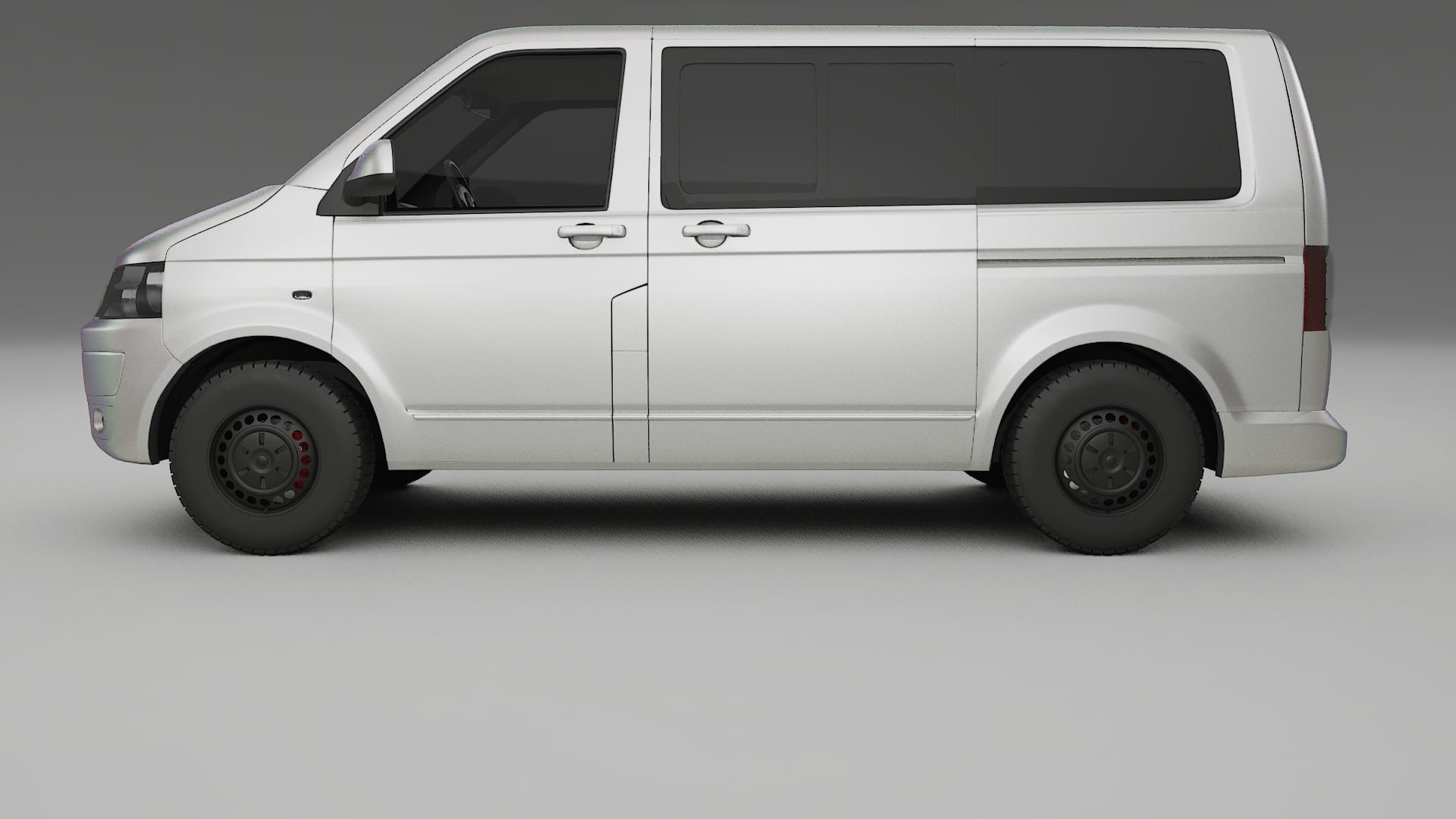 VW Transporter T5 Caravelle TPU Lackskyddsfilm | NEBULA Färgskiftande PPF – Komplett Förskuret Kit