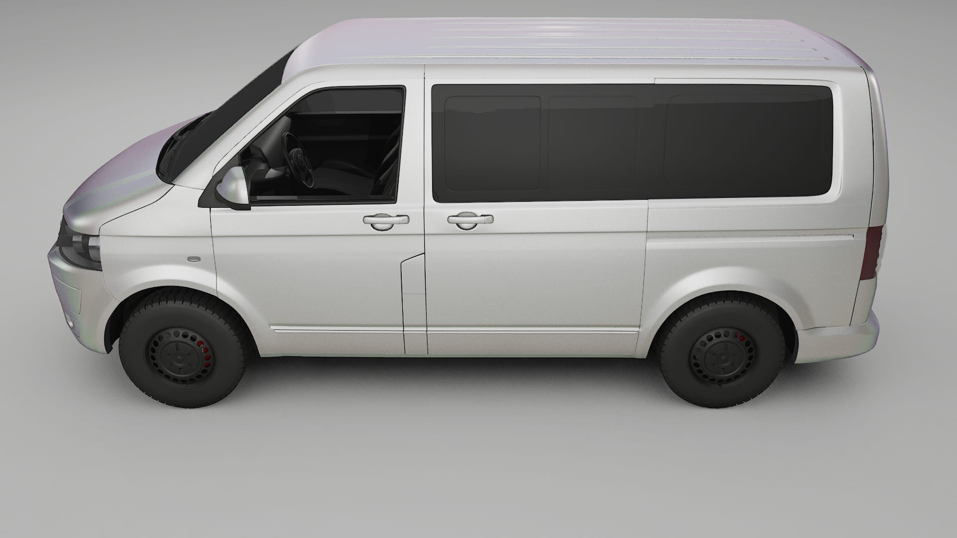 VW Transporter T5 Caravelle TPU Lackskyddsfilm | NEBULA Färgskiftande PPF – Komplett Förskuret Kit