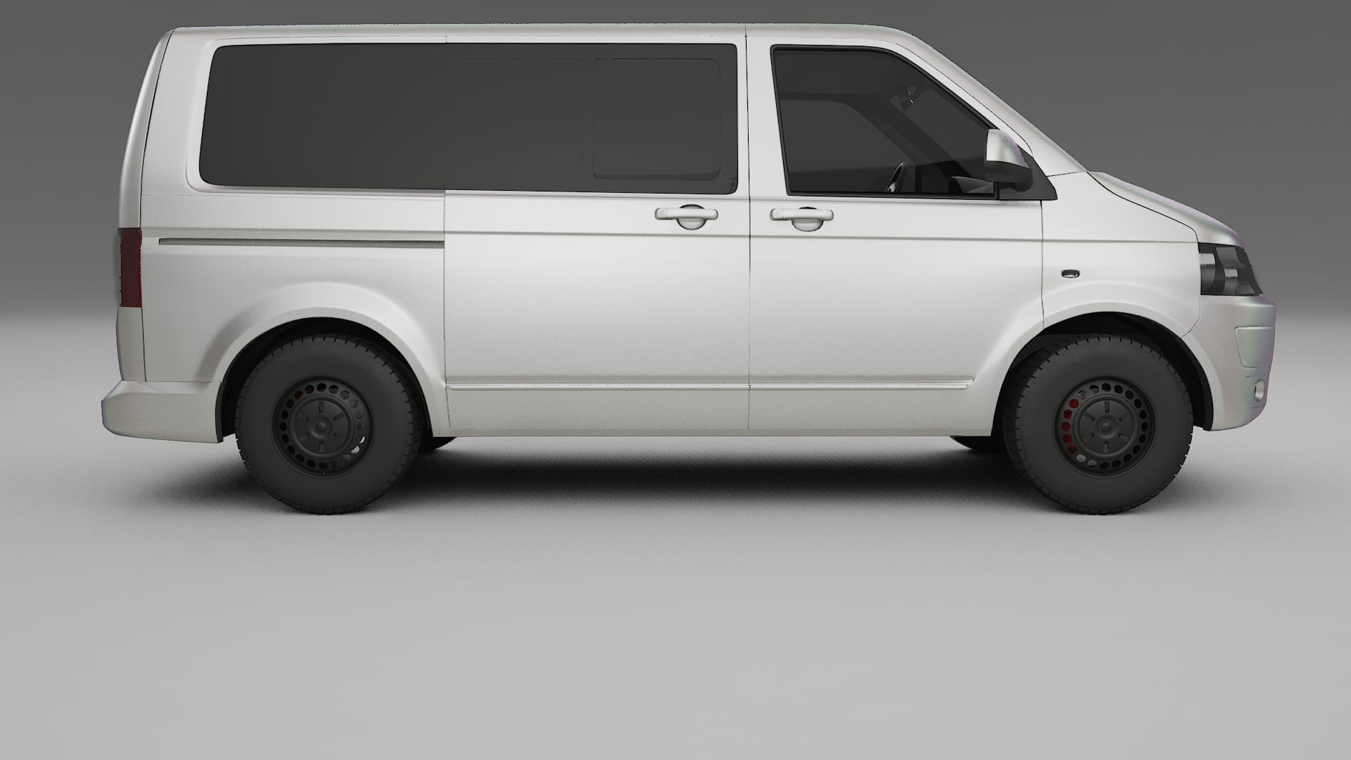 VW Transporter T5 Caravelle TPU Lackskyddsfilm | NEBULA Färgskiftande PPF – Komplett Förskuret Kit