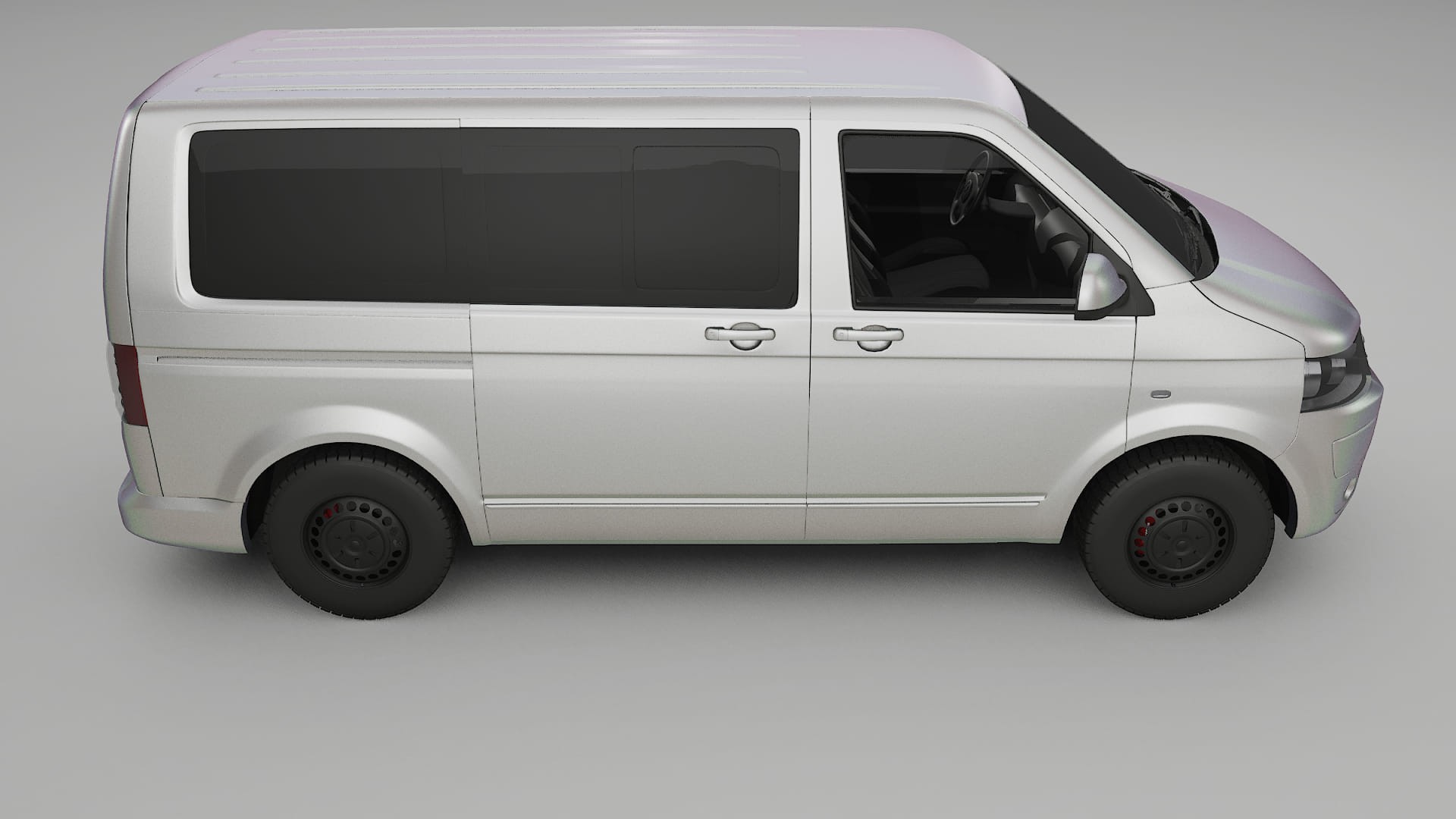 VW Transporter T5 Caravelle TPU Lackskyddsfilm | NEBULA Färgskiftande PPF – Komplett Förskuret Kit