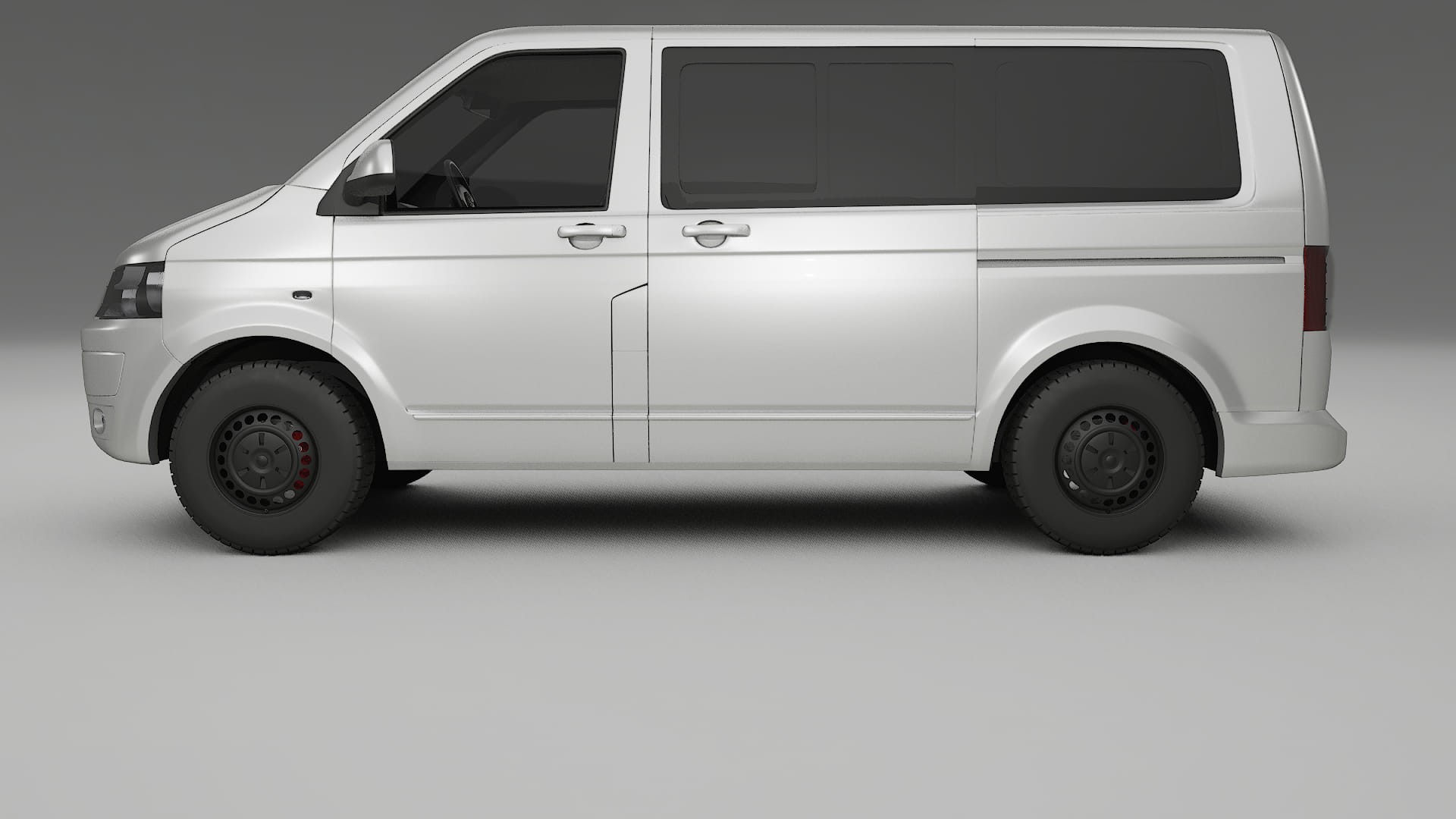 VW Transporter T5 Caravelle TPU Lackskyddsfilm | OPAL Färgskiftande PPF – Komplett Förskuret Kit