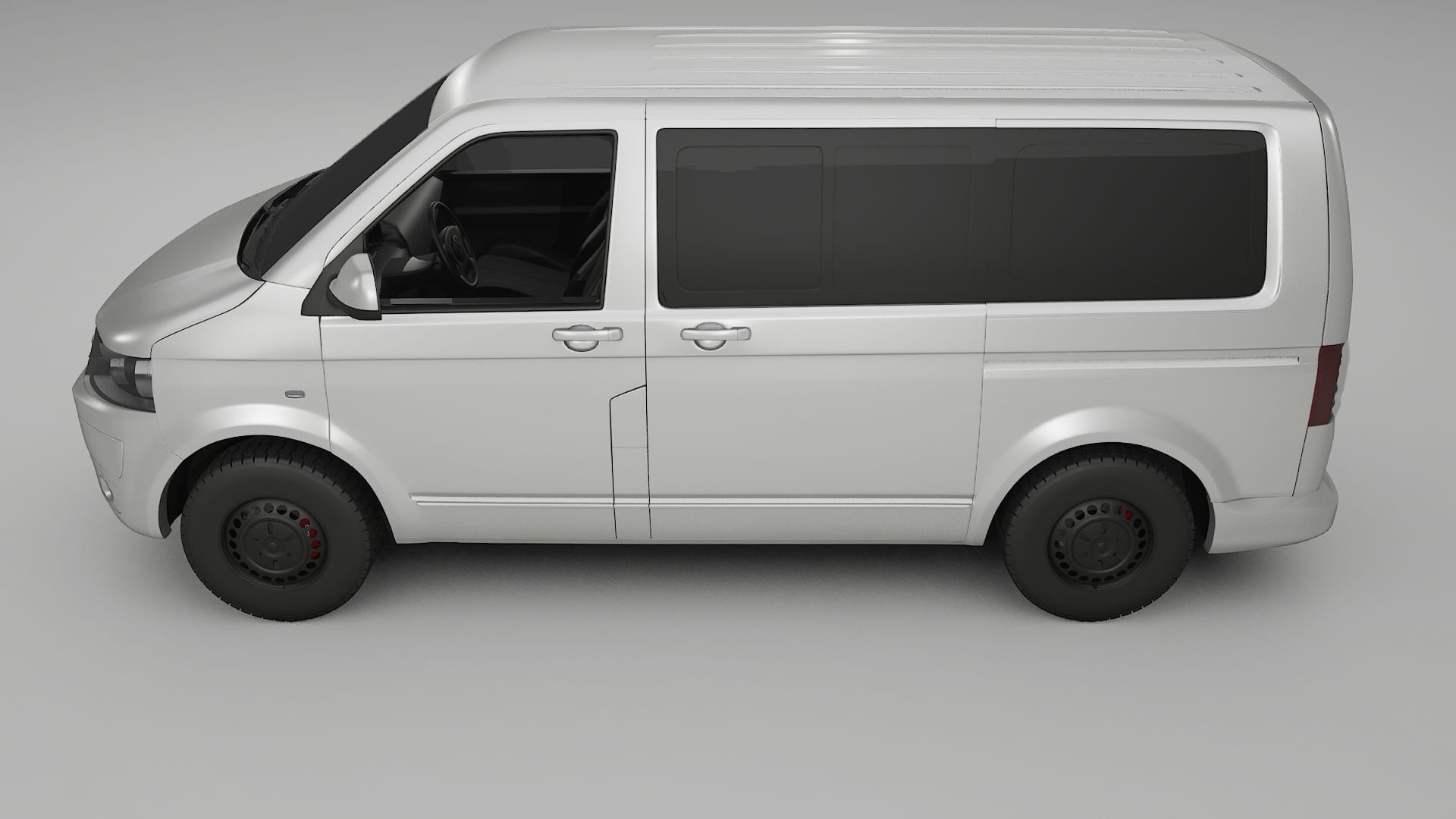 VW Transporter T5 Caravelle TPU Lackskyddsfilm | OPAL Färgskiftande PPF – Komplett Förskuret Kit