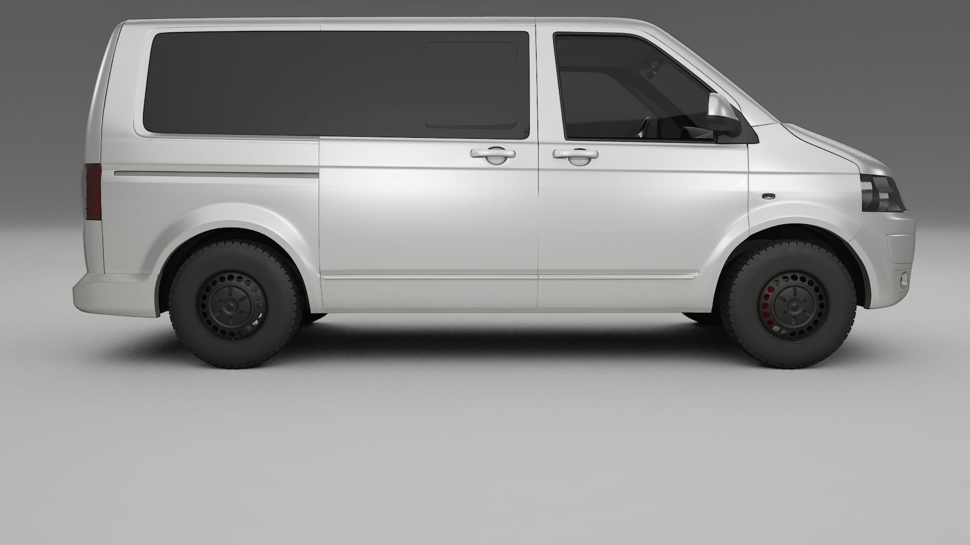 VW Transporter T5 Caravelle TPU Lackskyddsfilm | OPAL Färgskiftande PPF – Komplett Förskuret Kit