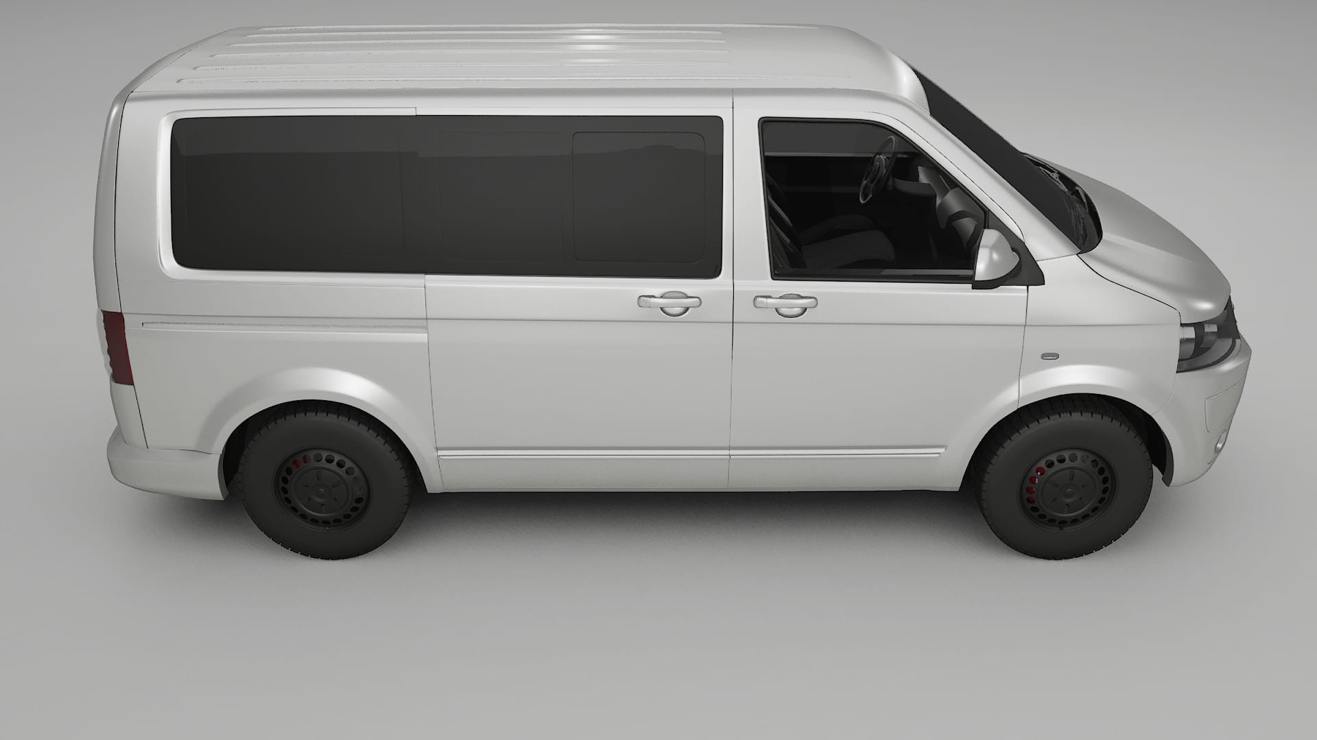 VW Transporter T5 Caravelle TPU Lackskyddsfilm | OPAL Färgskiftande PPF – Komplett Förskuret Kit