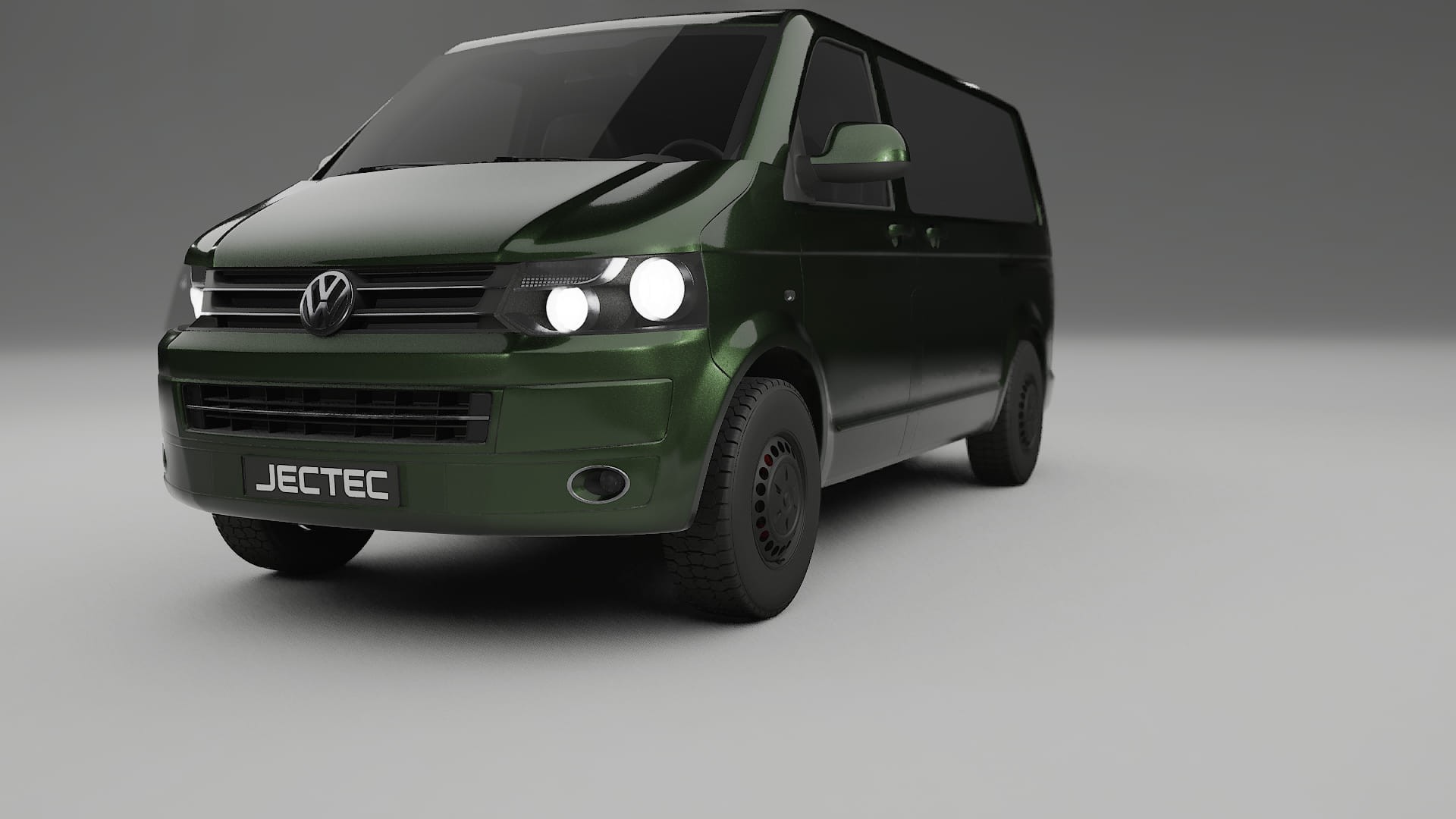 VW Transporter T5 Caravelle TPU Lackskyddsfilm | LAGOON Färgskiftande PPF – Komplett Förskuret Kit