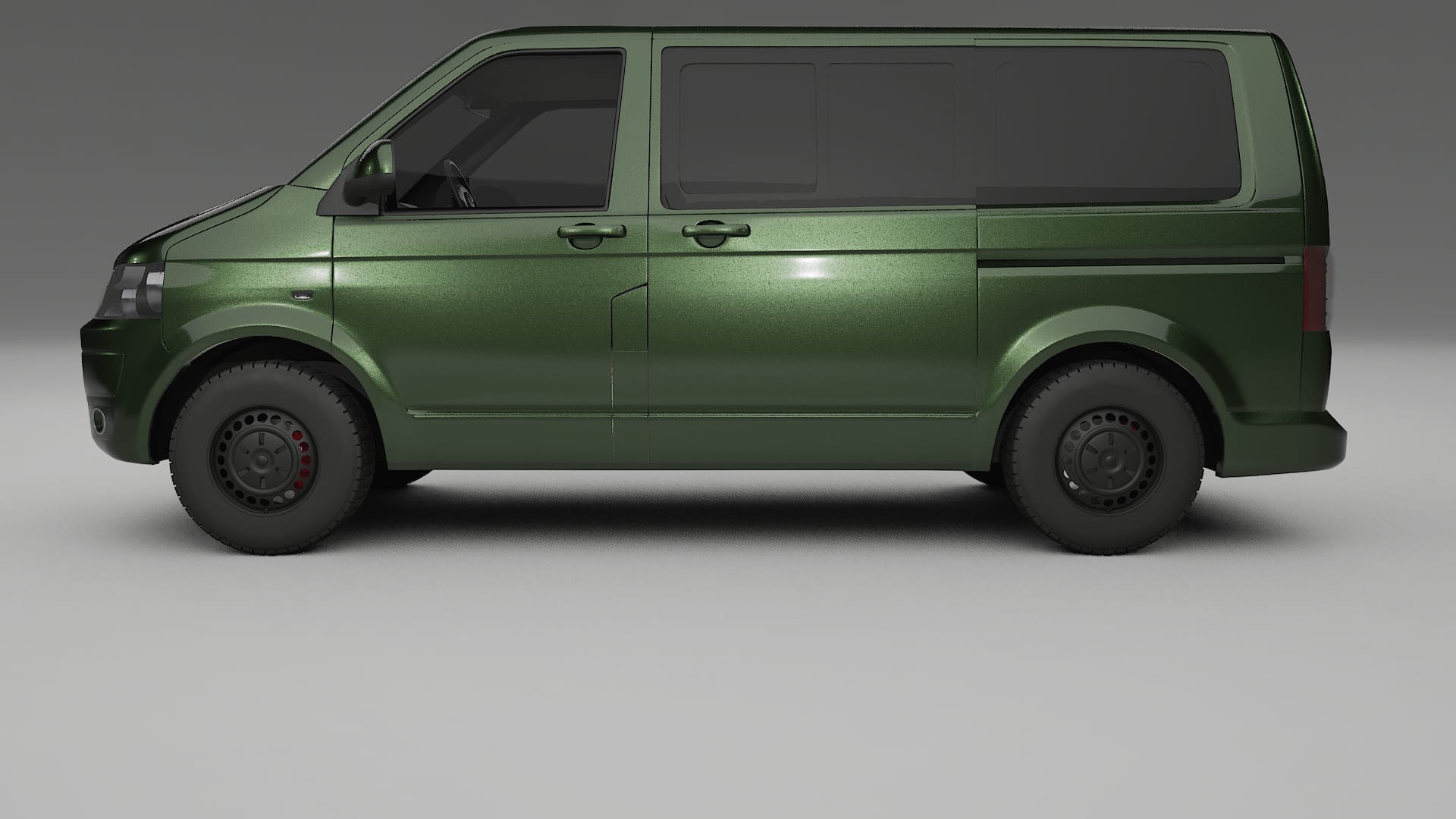 VW Transporter T5 Caravelle TPU Lackskyddsfilm | LAGOON Färgskiftande PPF – Komplett Förskuret Kit