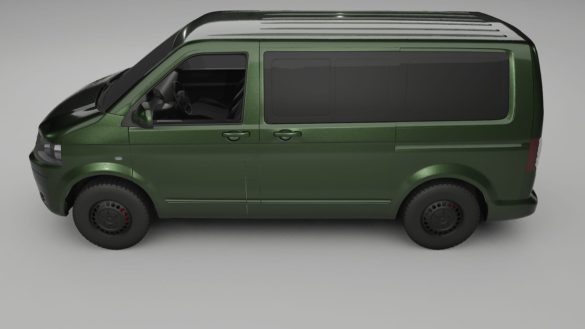 VW Transporter T5 Caravelle TPU Lackskyddsfilm | LAGOON Färgskiftande PPF – Komplett Förskuret Kit