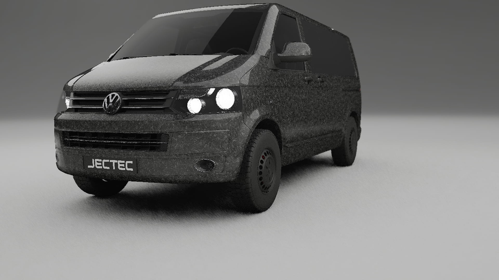 VW Transporter T5 Caravelle TPU Lackskyddsfilm | FORGED S Färgskiftande PPF – Komplett Förskuret Kit