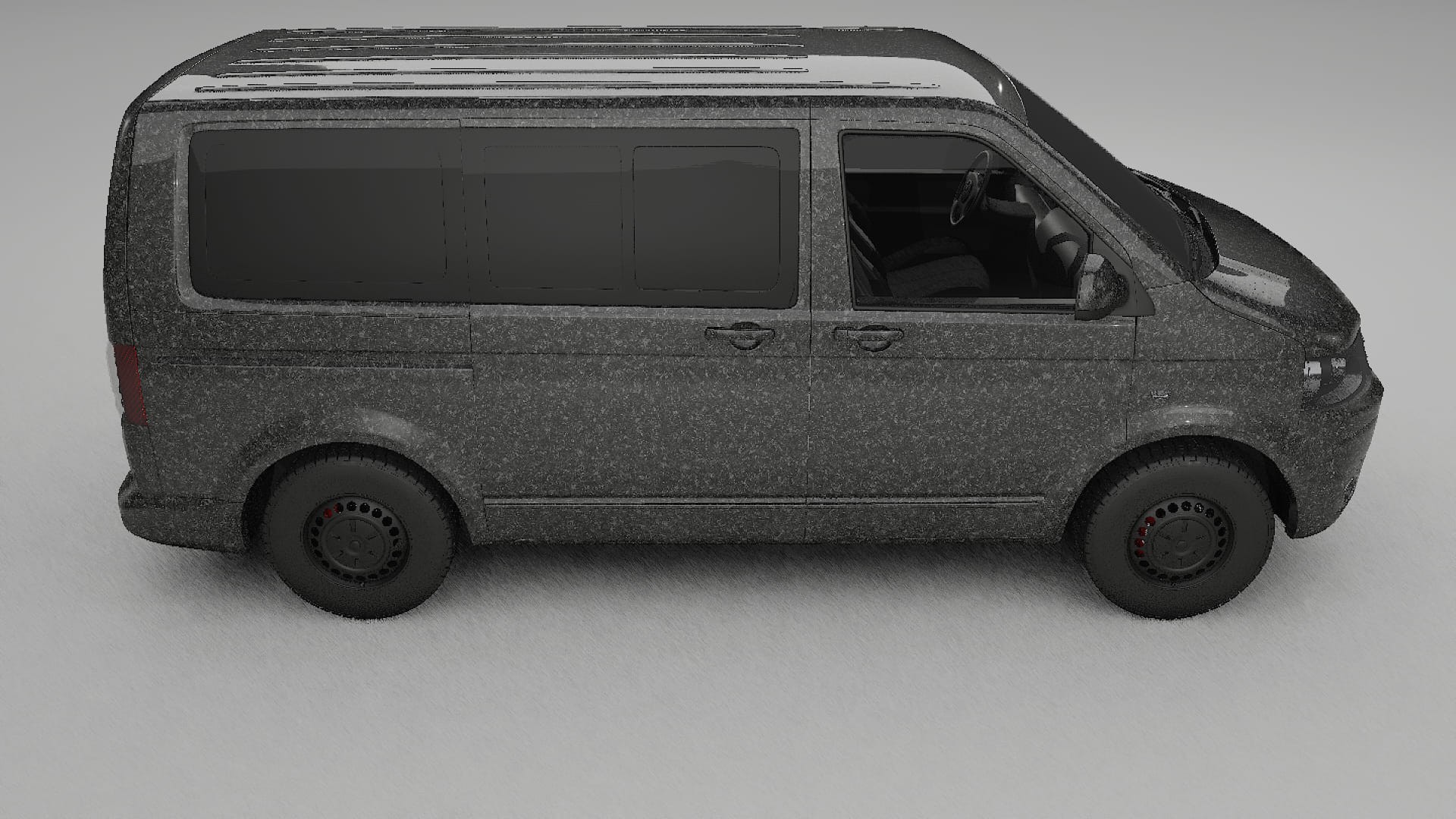 VW Transporter T5 Caravelle TPU Lackskyddsfilm | FORGED S Färgskiftande PPF – Komplett Förskuret Kit