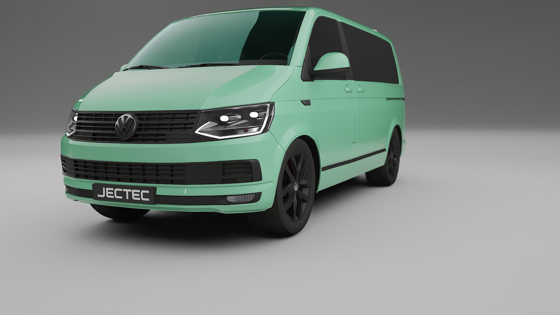 VW Transporter T6 Multivan TPU Lackskyddsfilm | DUSTY Färgskiftande PPF – Komplett Förskuret Kit