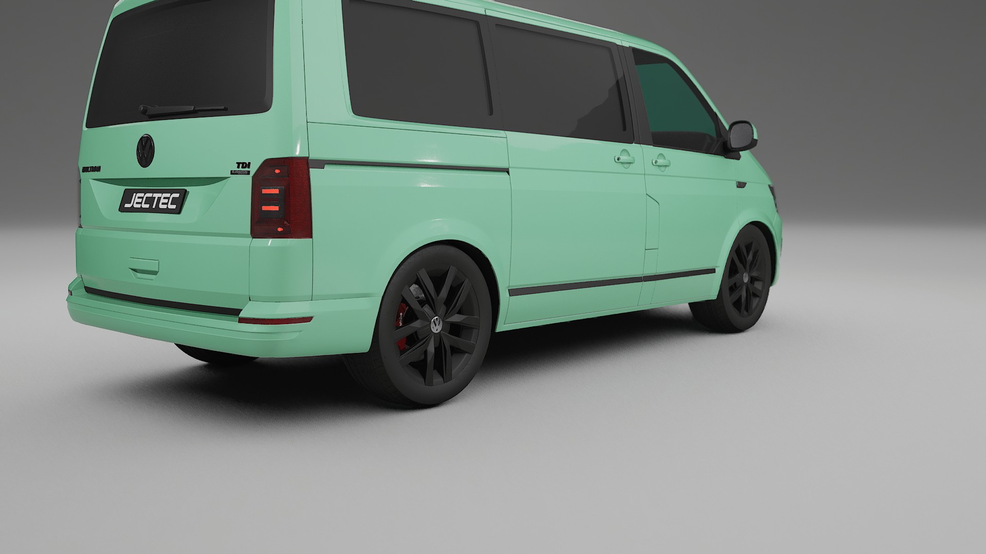 VW Transporter T6 Multivan TPU Lackskyddsfilm | DUSTY Färgskiftande PPF – Komplett Förskuret Kit