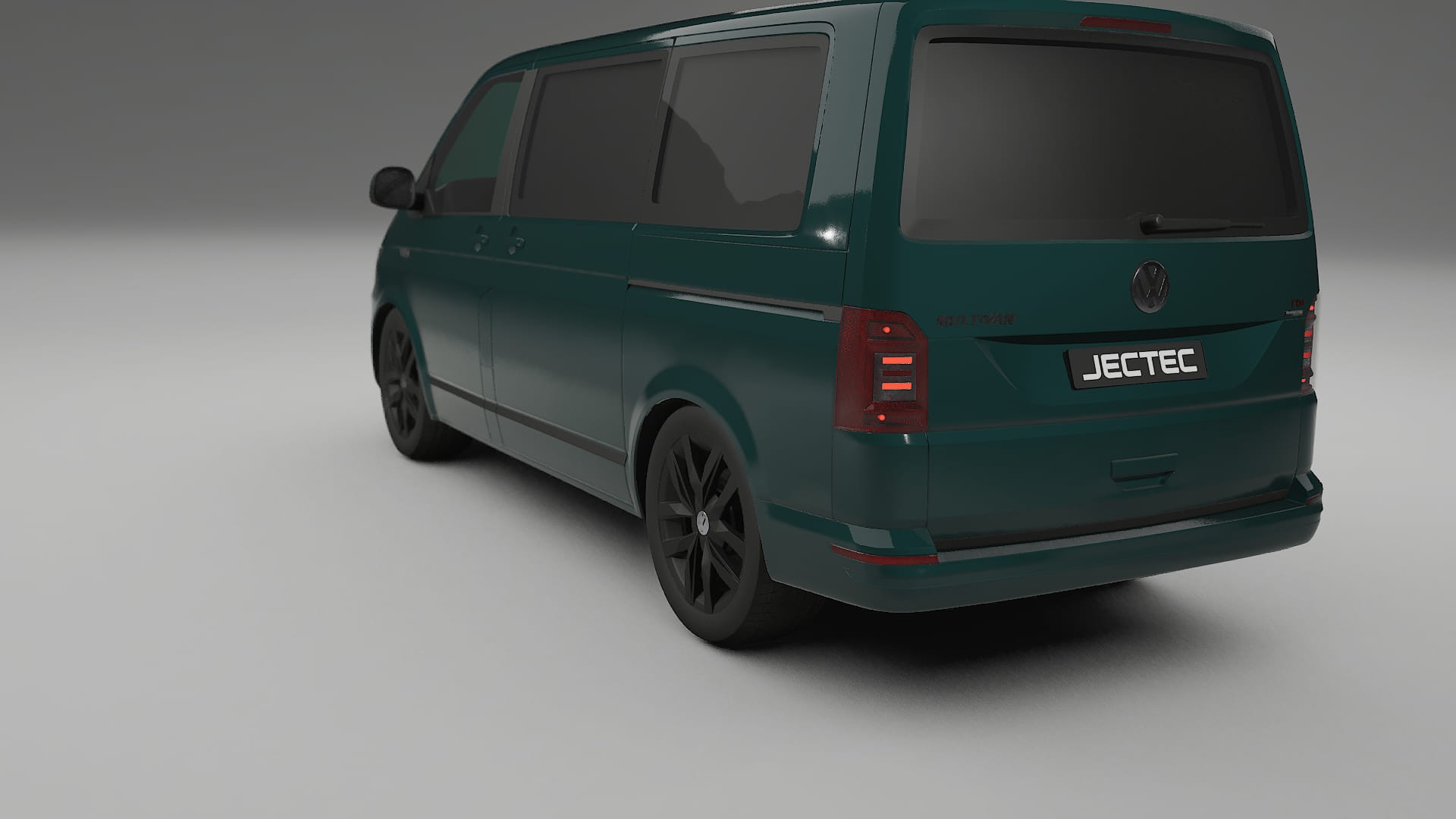 VW Transporter T6 Multivan TPU Lackskyddsfilm | INFERNO Färgskiftande PPF – Komplett Förskuret Kit