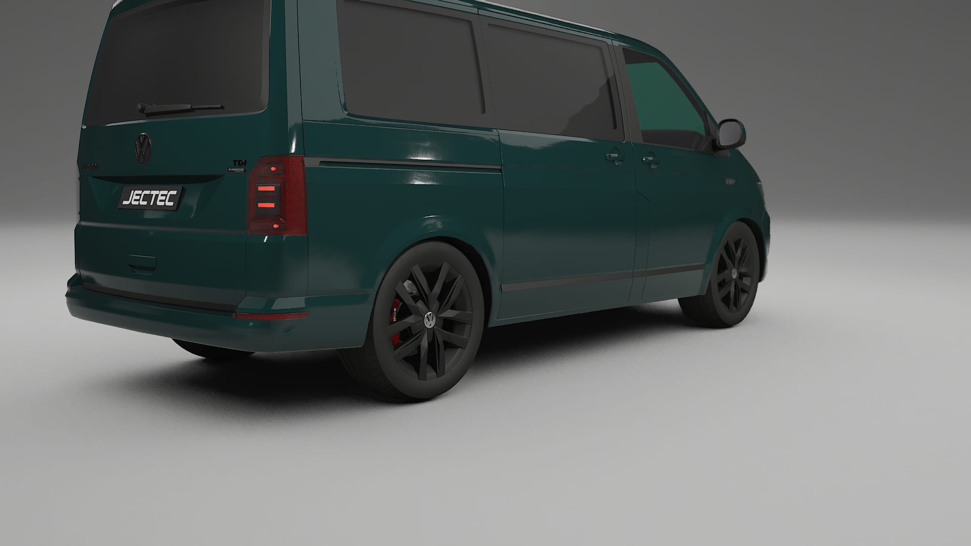 VW Transporter T6 Multivan TPU Lackskyddsfilm | INFERNO Färgskiftande PPF – Komplett Förskuret Kit