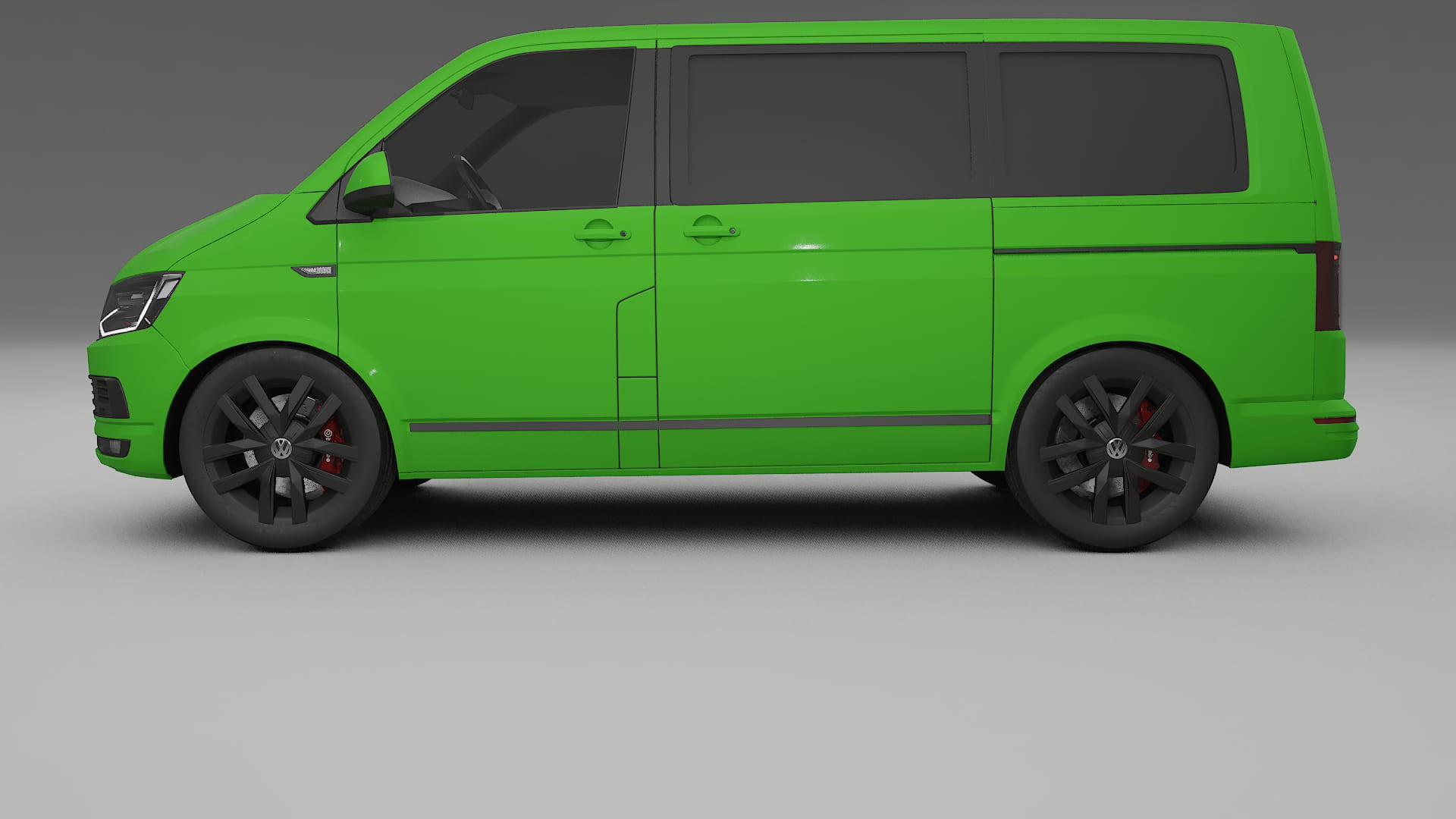 VW Transporter T6 Multivan TPU Lackskyddsfilm | VENOM Färgskiftande PPF – Komplett Förskuret Kit