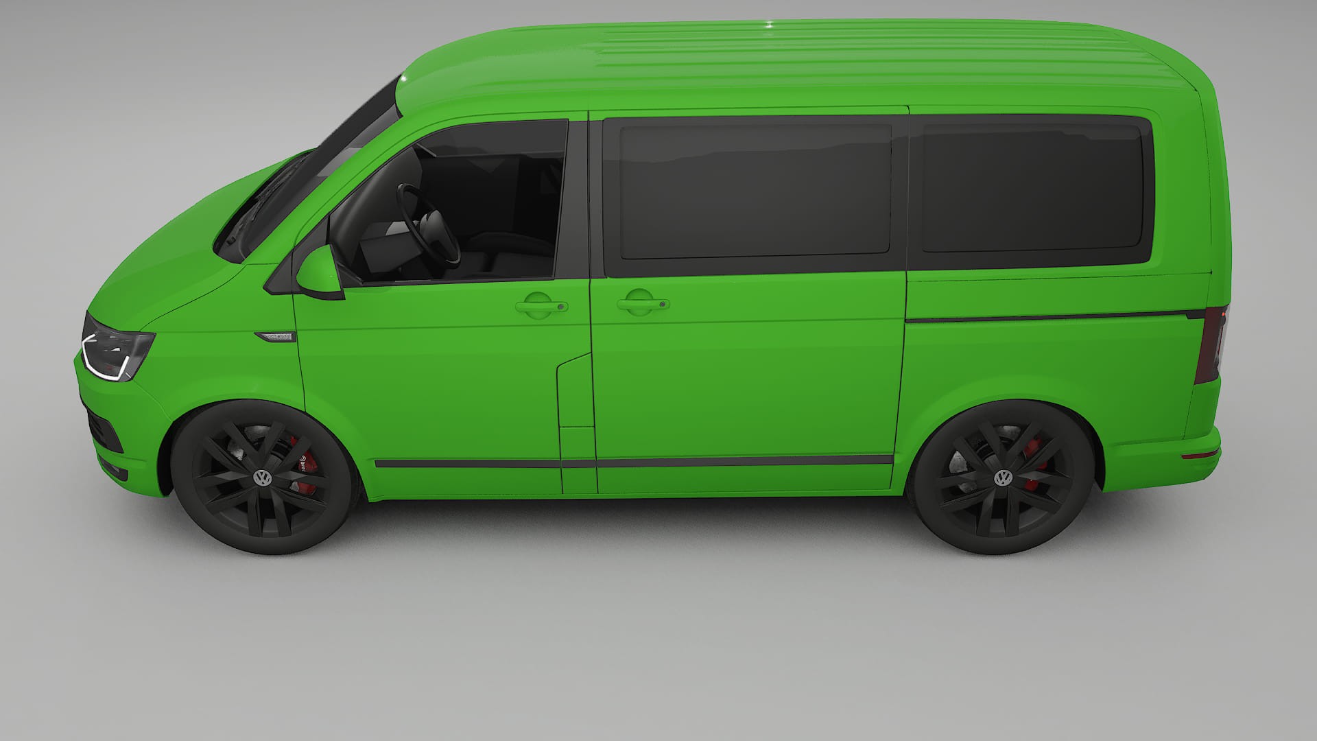 VW Transporter T6 Multivan TPU Lackskyddsfilm | VENOM Färgskiftande PPF – Komplett Förskuret Kit
