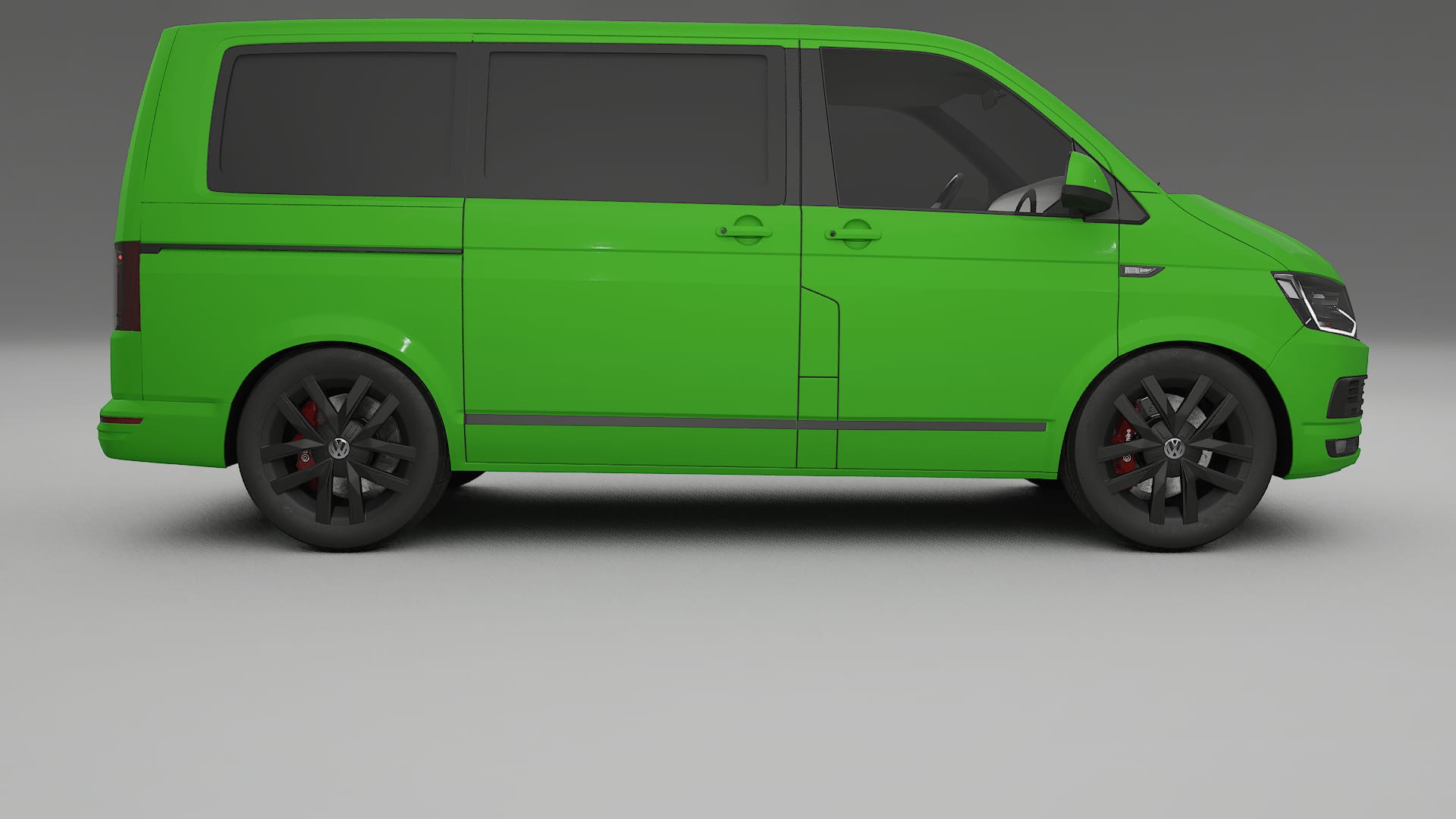 VW Transporter T6 Multivan TPU Lackskyddsfilm | VENOM Färgskiftande PPF – Komplett Förskuret Kit