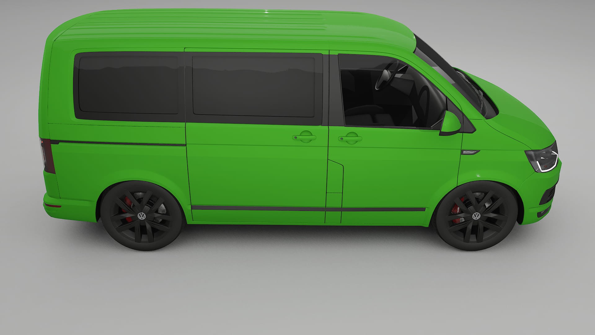 VW Transporter T6 Multivan TPU Lackskyddsfilm | VENOM Färgskiftande PPF – Komplett Förskuret Kit