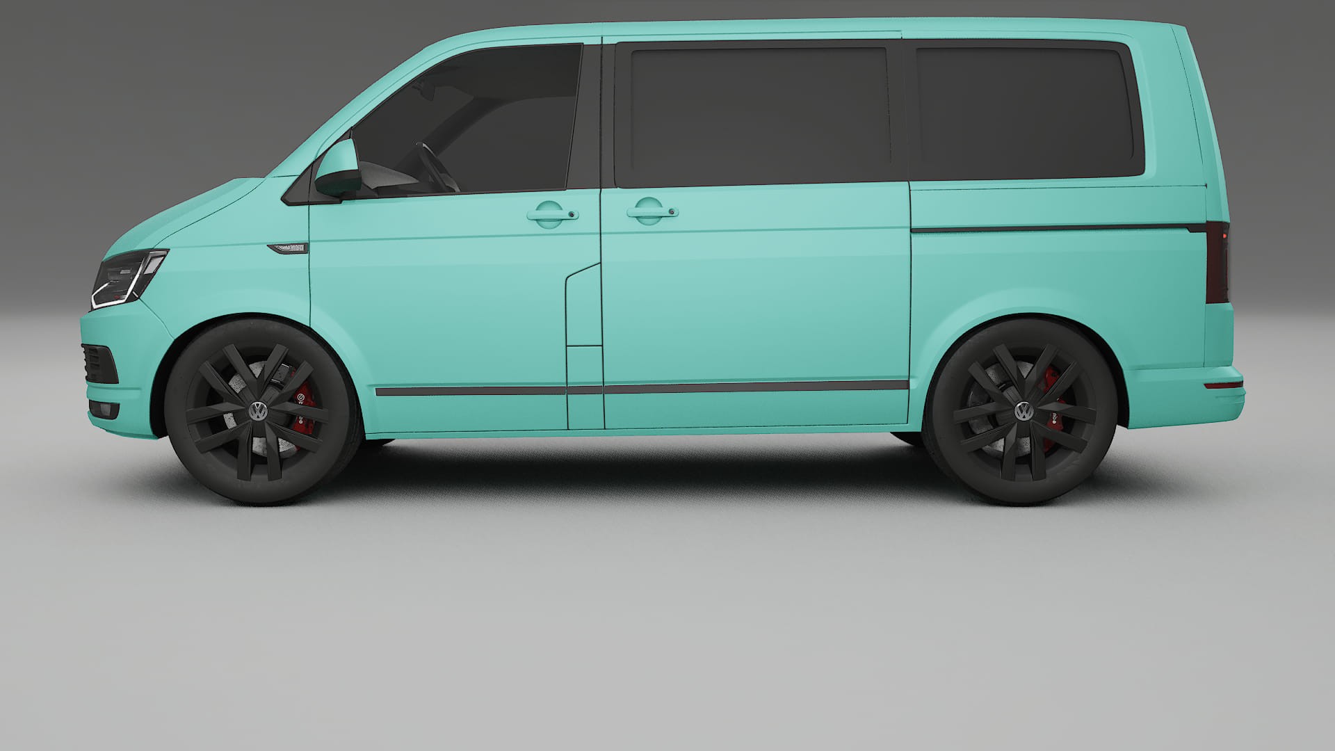 VW Transporter T6 Multivan TPU Lackskyddsfilm | FROST Färgskiftande PPF – Komplett Förskuret Kit