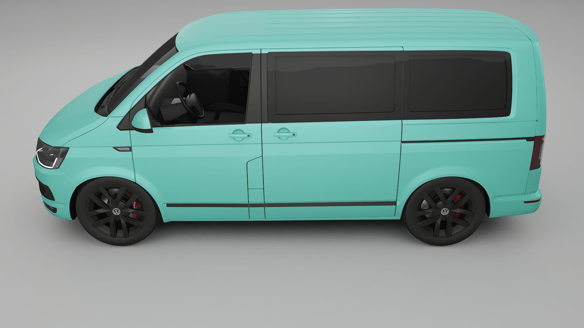 VW Transporter T6 Multivan TPU Lackskyddsfilm | FROST Färgskiftande PPF – Komplett Förskuret Kit