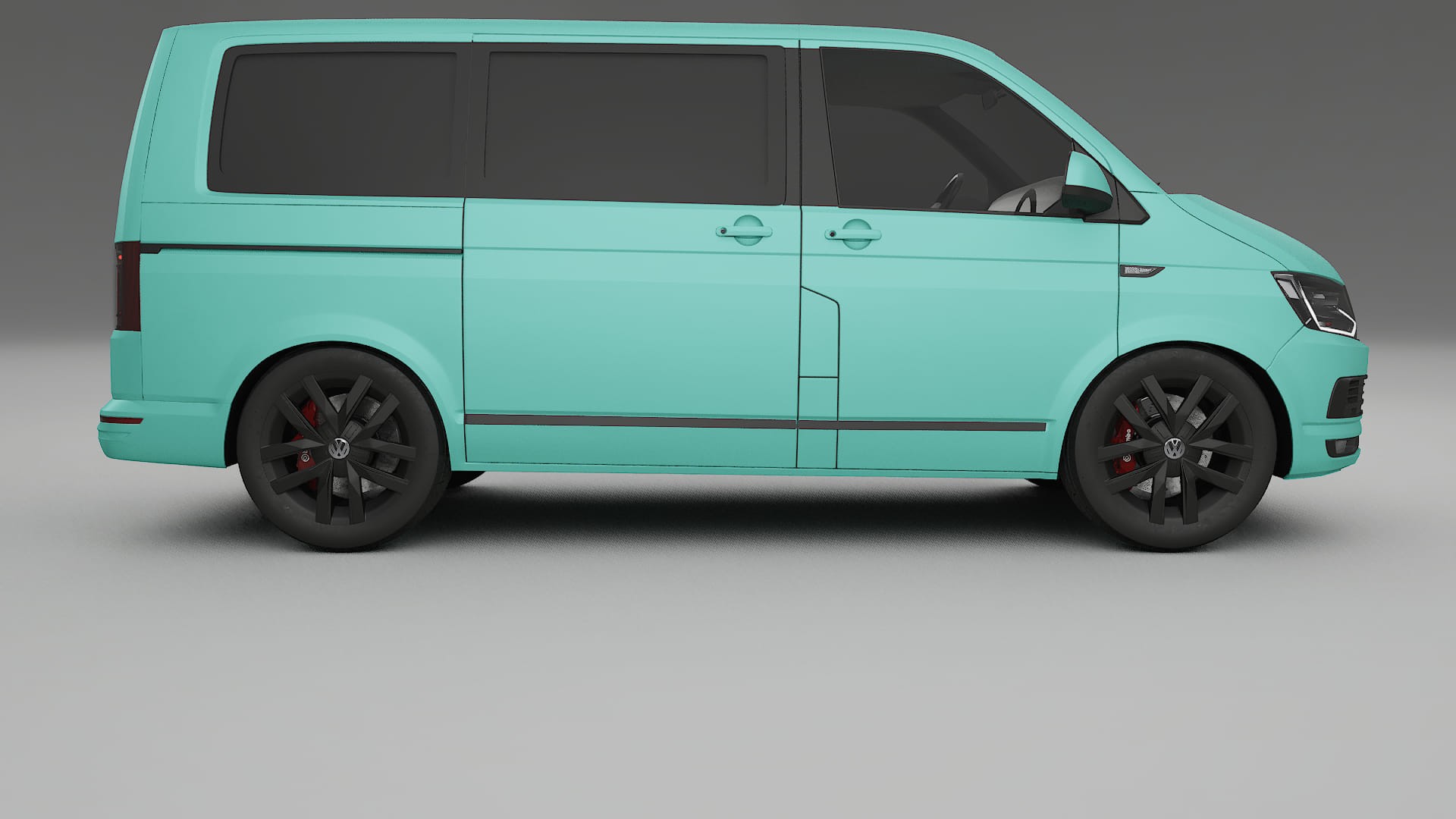 VW Transporter T6 Multivan TPU Lackskyddsfilm | FROST Färgskiftande PPF – Komplett Förskuret Kit