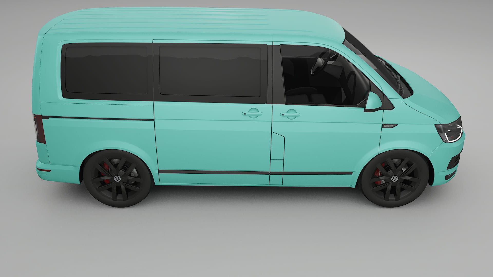 VW Transporter T6 Multivan TPU Lackskyddsfilm | FROST Färgskiftande PPF – Komplett Förskuret Kit