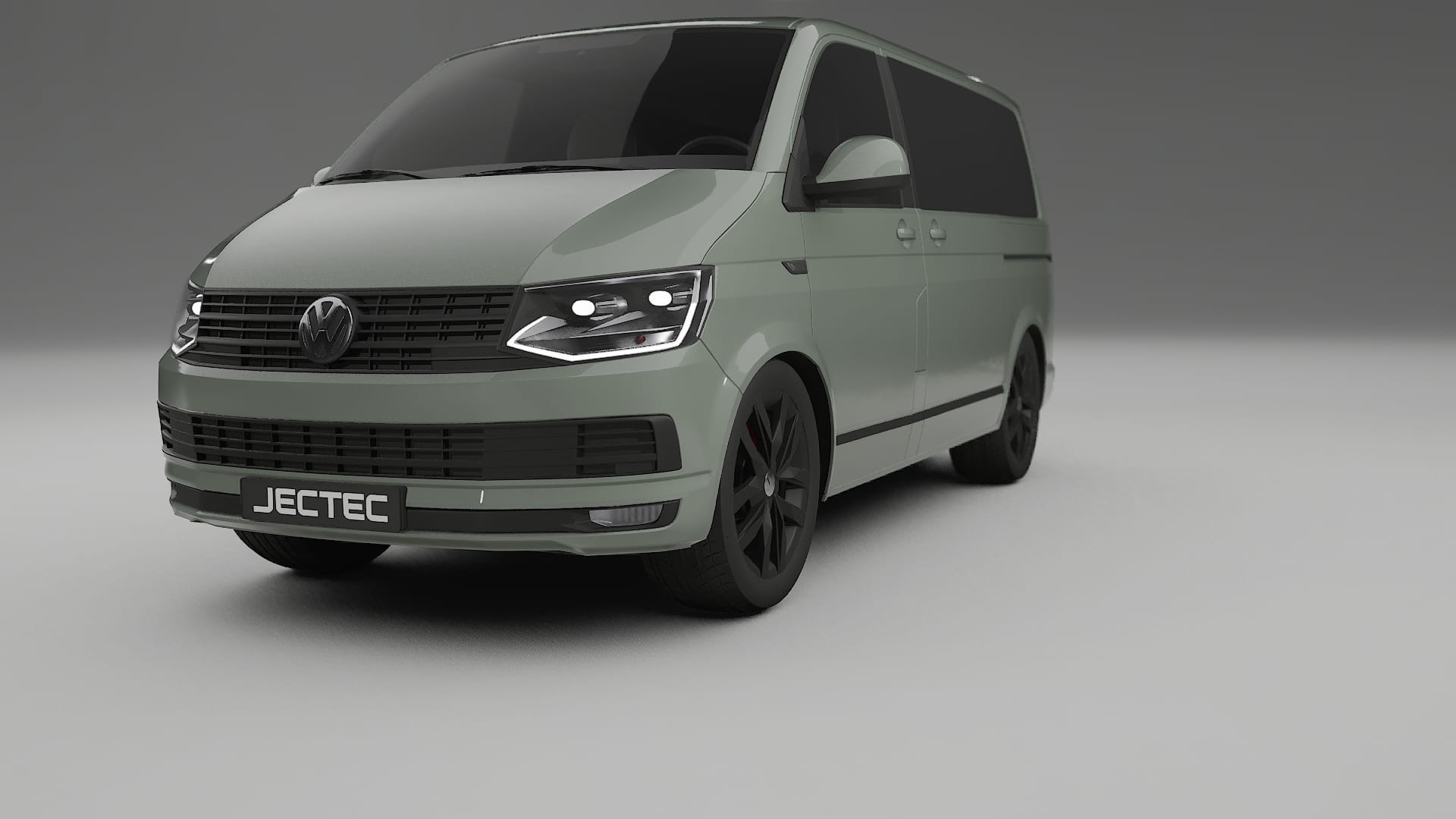 VW Transporter T6 Multivan TPU Lackskyddsfilm | SLATE Färgskiftande PPF – Komplett Förskuret Kit