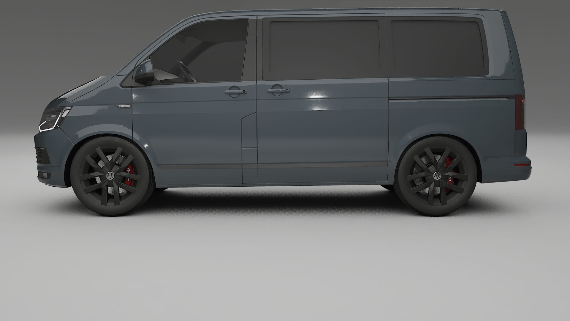 VW Transporter T6 Multivan TPU Lackskyddsfilm | GRANITE Färgskiftande PPF – Komplett Förskuret Kit