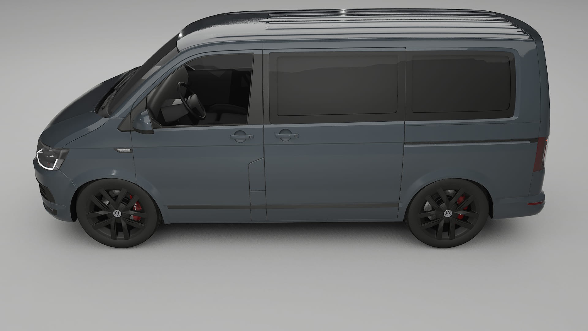 VW Transporter T6 Multivan TPU Lackskyddsfilm | GRANITE Färgskiftande PPF – Komplett Förskuret Kit