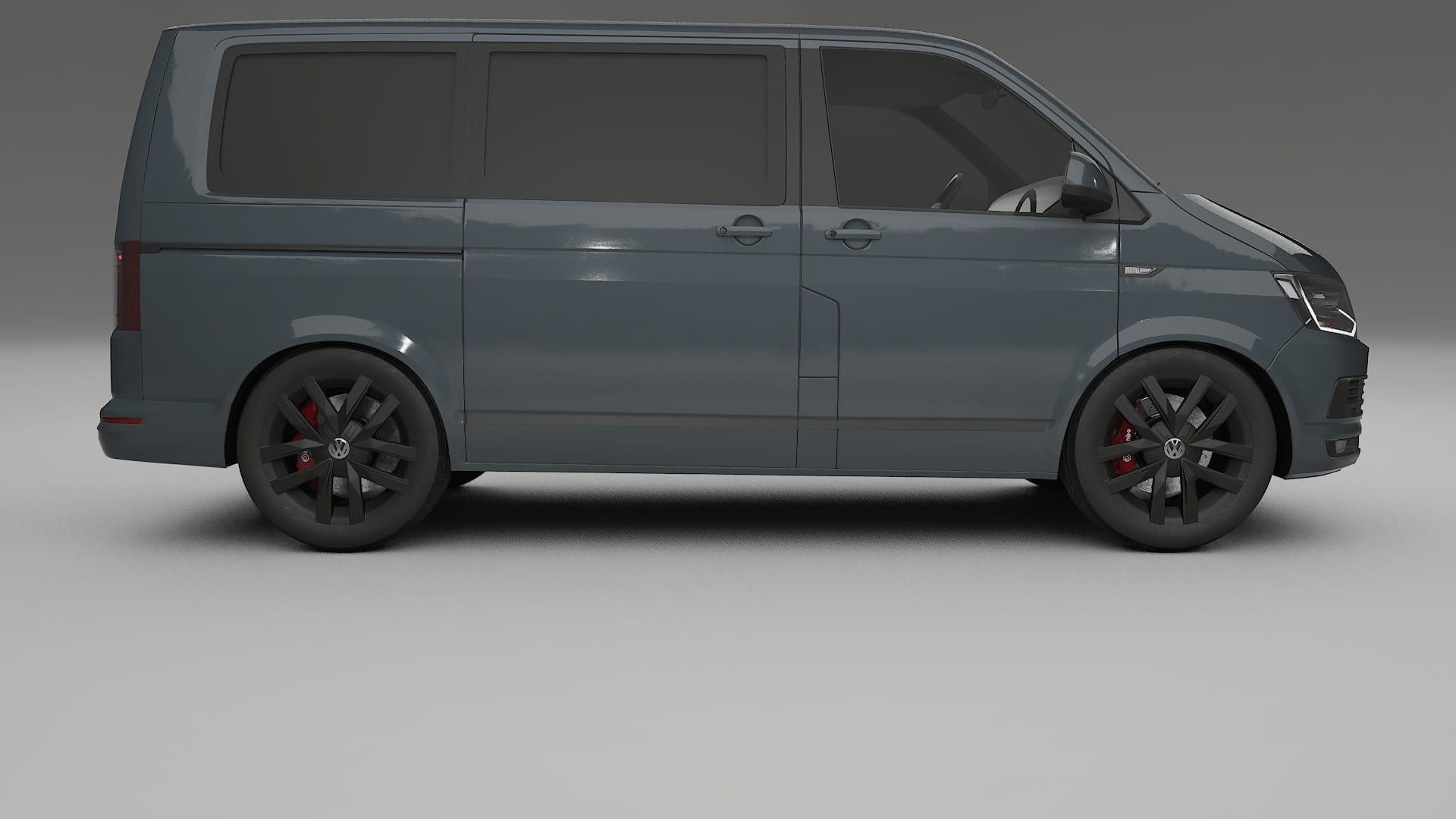 VW Transporter T6 Multivan TPU Lackskyddsfilm | GRANITE Färgskiftande PPF – Komplett Förskuret Kit
