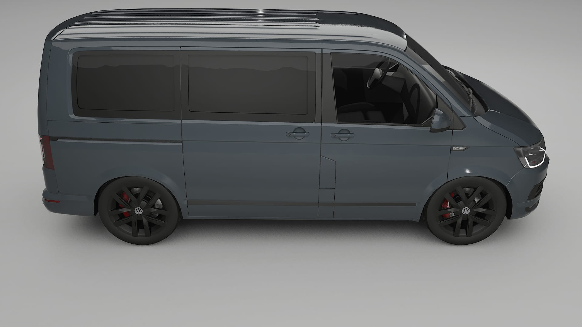 VW Transporter T6 Multivan TPU Lackskyddsfilm | GRANITE Färgskiftande PPF – Komplett Förskuret Kit