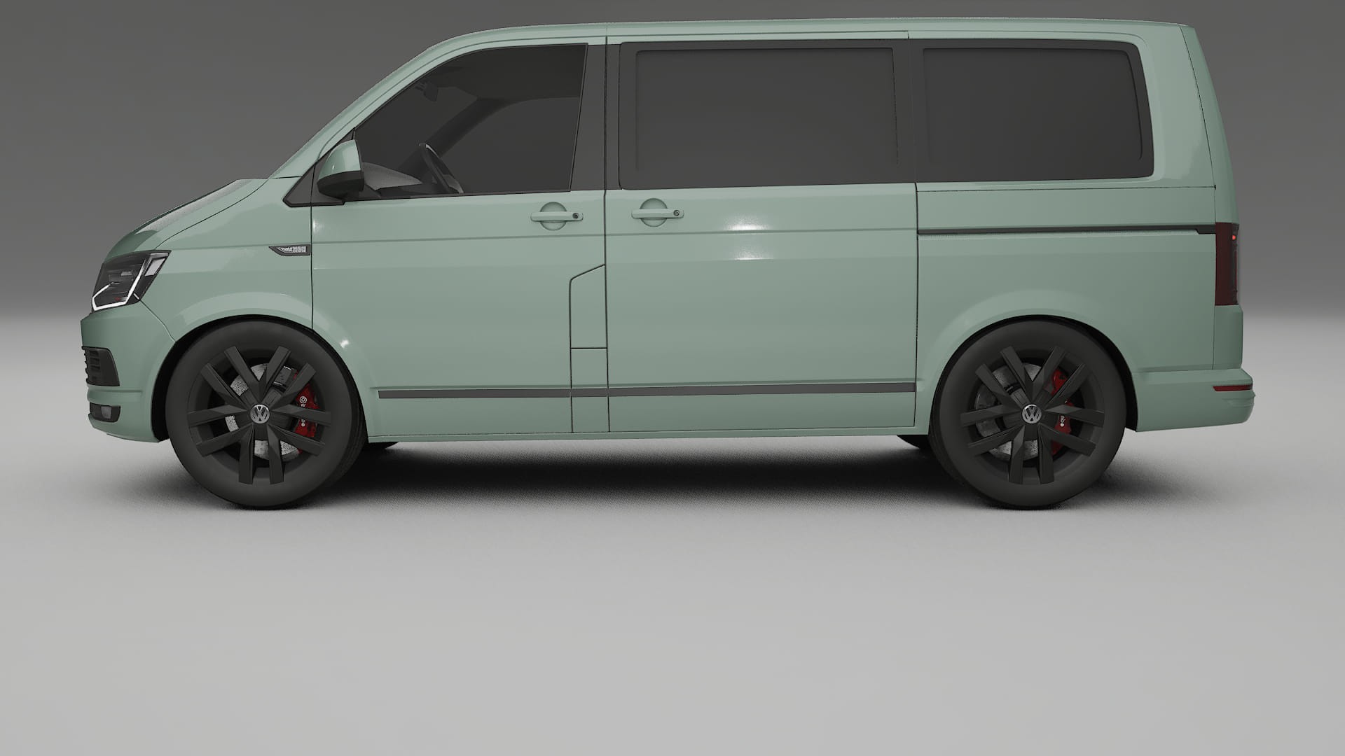 VW Transporter T6 Multivan TPU Lackskyddsfilm | CINDER Färgskiftande PPF – Komplett Förskuret Kit