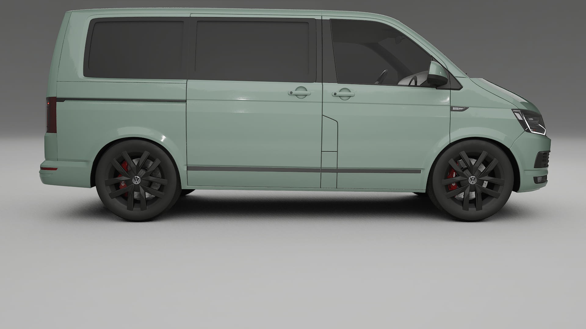 VW Transporter T6 Multivan TPU Lackskyddsfilm | CINDER Färgskiftande PPF – Komplett Förskuret Kit