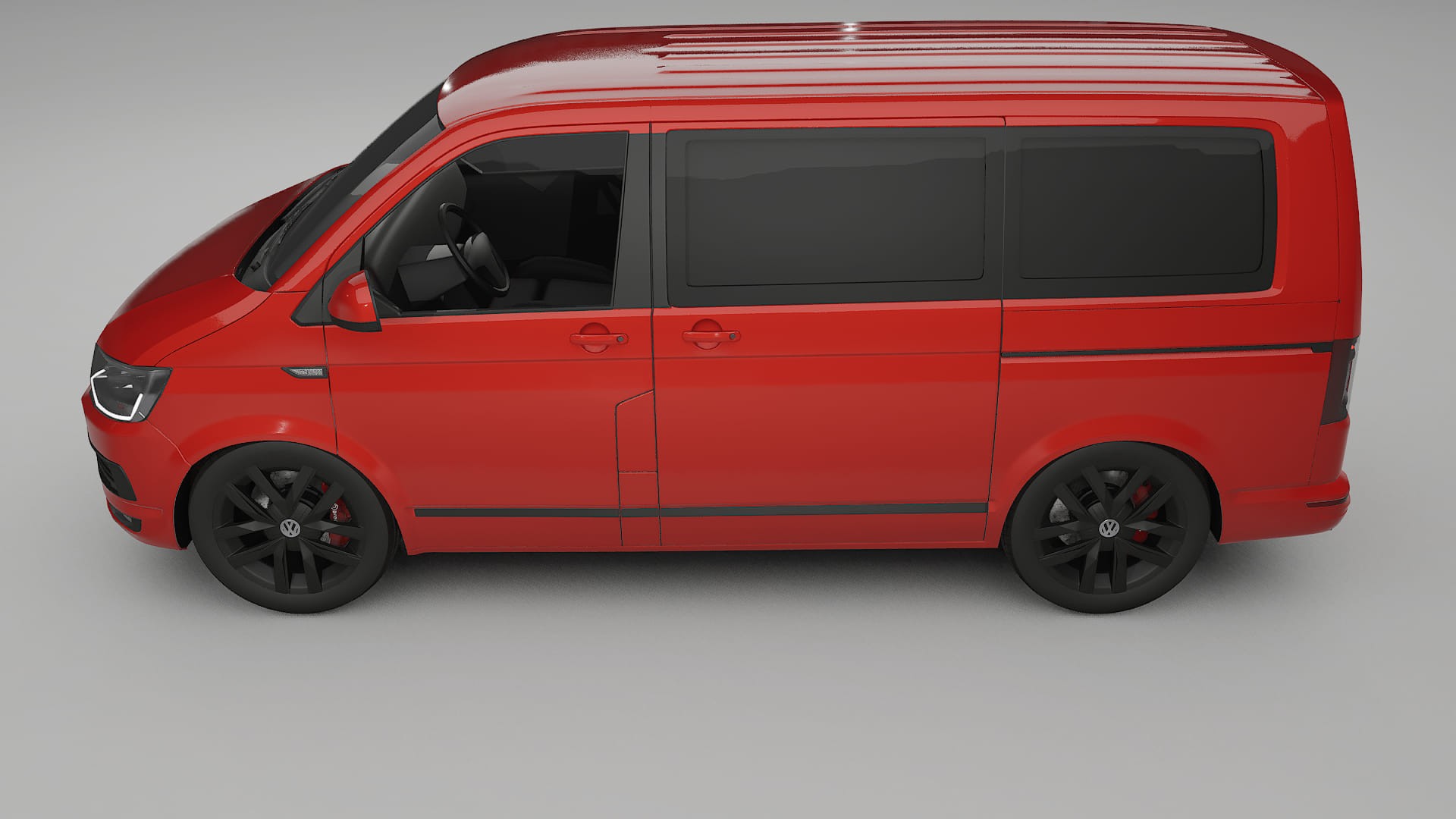 VW Transporter T6 Multivan TPU Lackskyddsfilm | BLAZE Färgskiftande PPF – Komplett Förskuret Kit