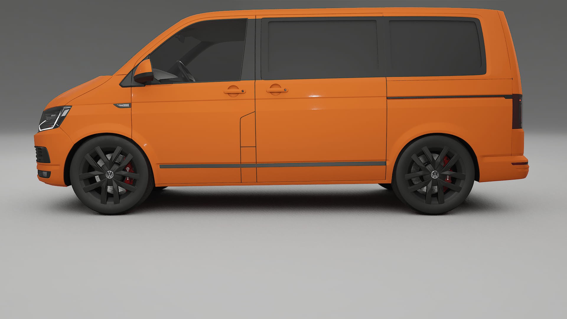 VW Transporter T6 Multivan TPU Lackskyddsfilm | ROCKET Färgskiftande PPF – Komplett Förskuret Kit