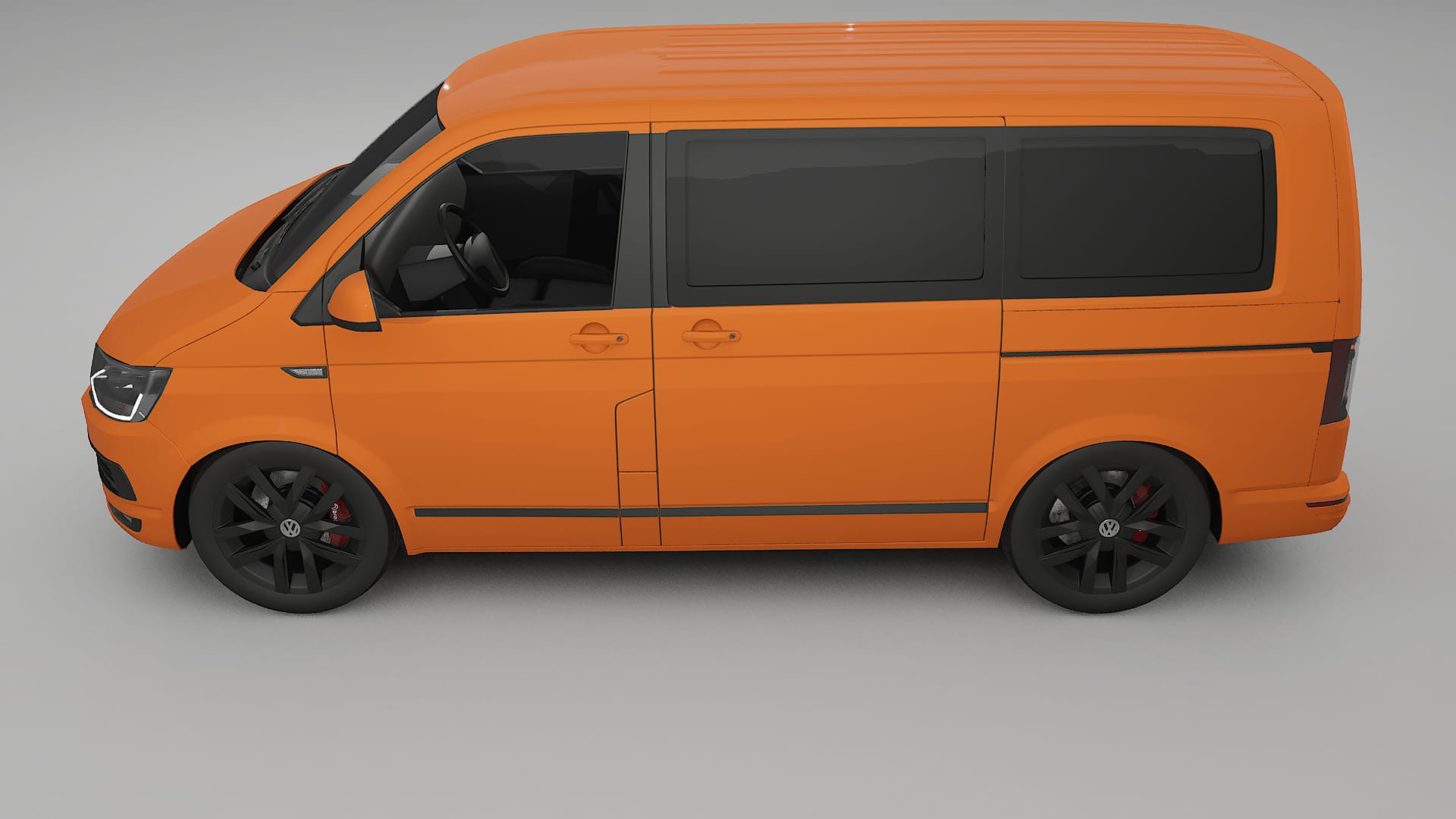 VW Transporter T6 Multivan TPU Lackskyddsfilm | ROCKET Färgskiftande PPF – Komplett Förskuret Kit