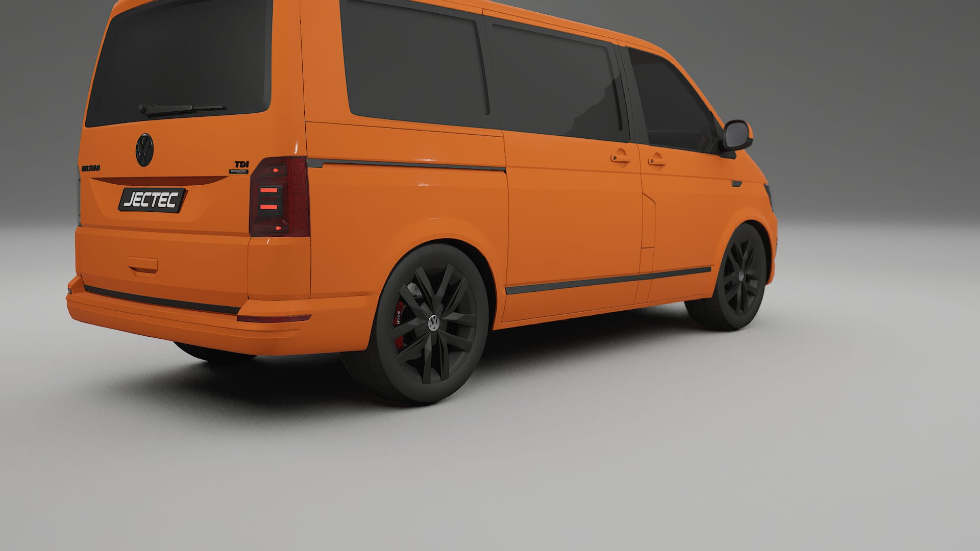 VW Transporter T6 Multivan TPU Lackskyddsfilm | ROCKET Färgskiftande PPF – Komplett Förskuret Kit