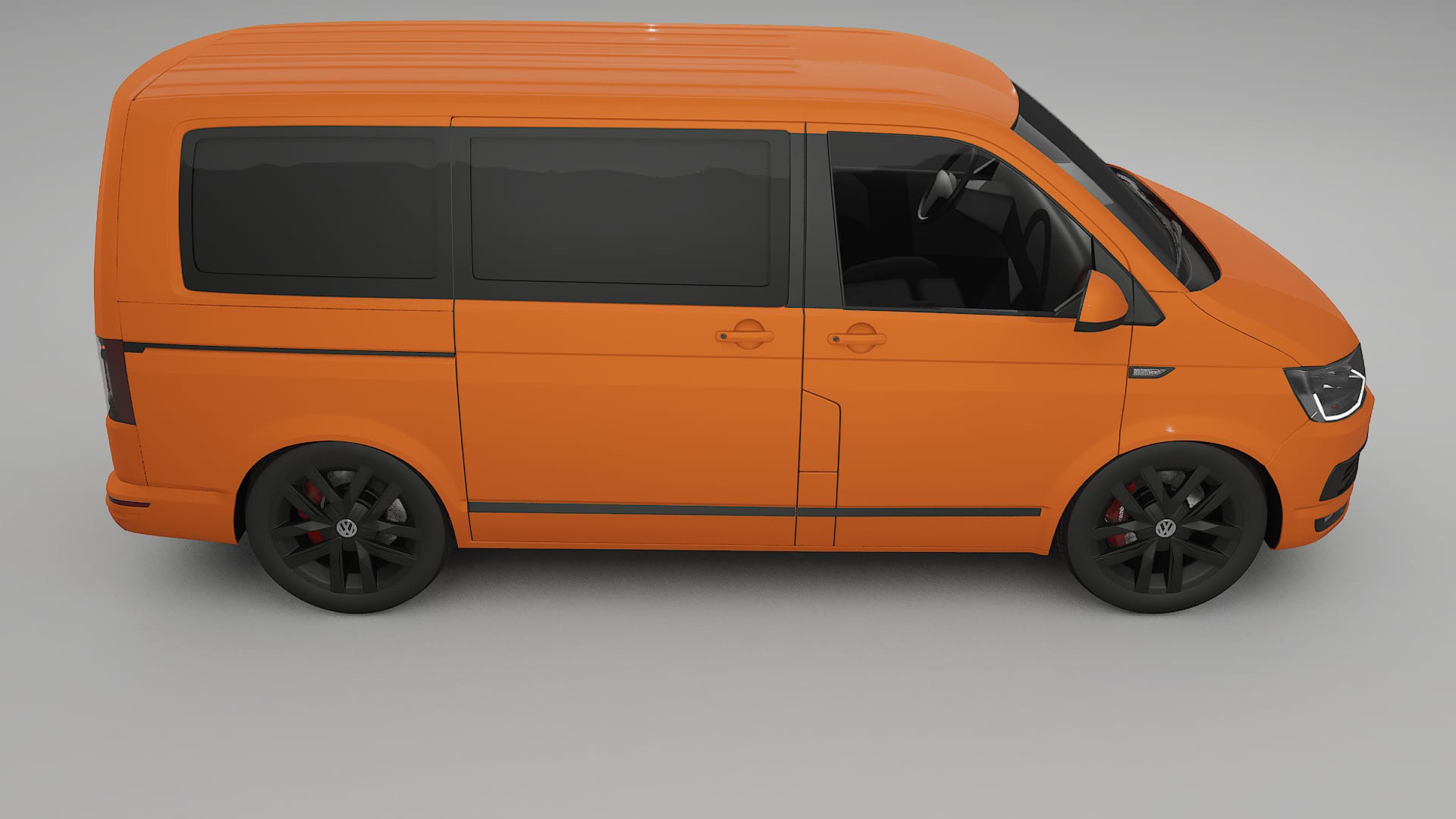 VW Transporter T6 Multivan TPU Lackskyddsfilm | ROCKET Färgskiftande PPF – Komplett Förskuret Kit