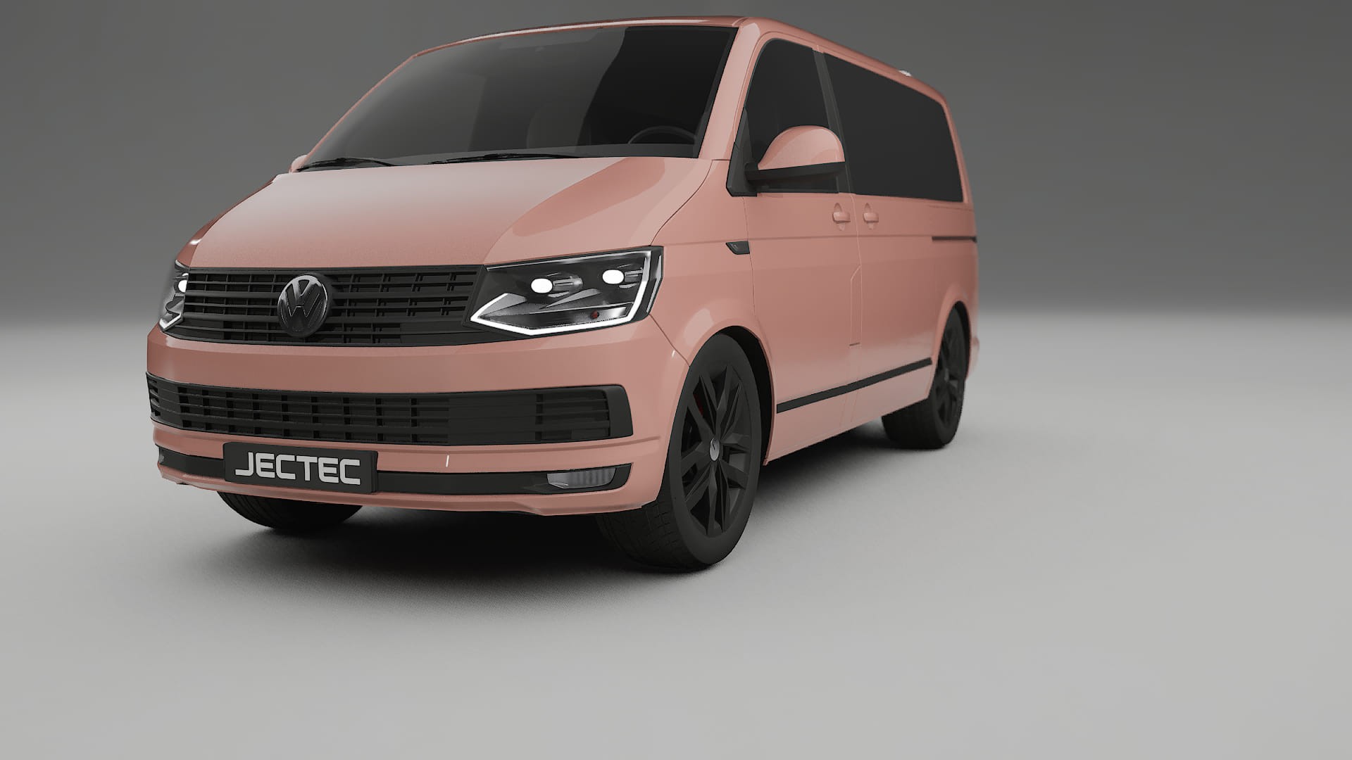 VW Transporter T6 Multivan TPU Lackskyddsfilm | BLUSH Färgskiftande PPF – Komplett Förskuret Kit