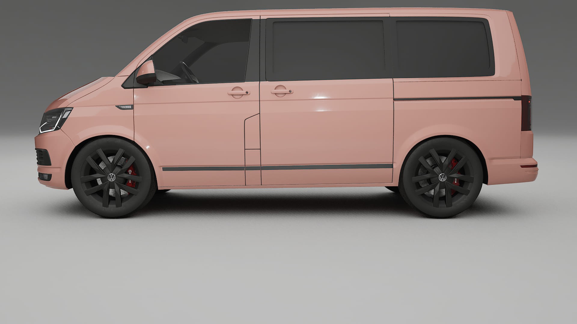 VW Transporter T6 Multivan TPU Lackskyddsfilm | BLUSH Färgskiftande PPF – Komplett Förskuret Kit