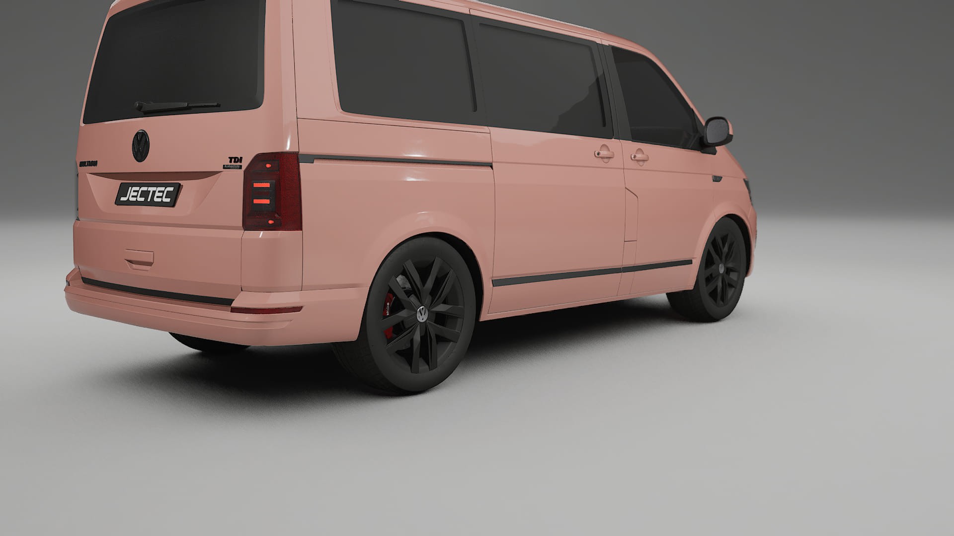 VW Transporter T6 Multivan TPU Lackskyddsfilm | BLUSH Färgskiftande PPF – Komplett Förskuret Kit