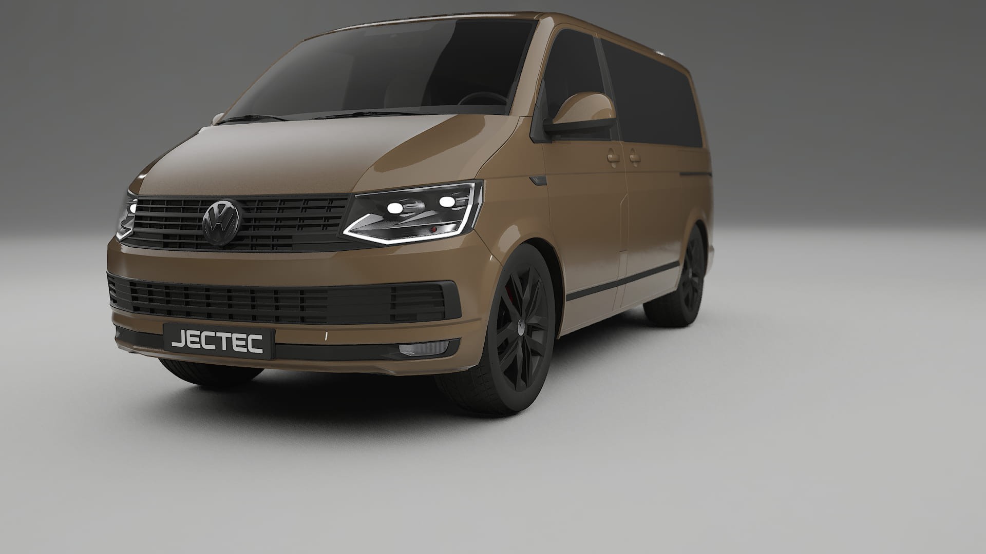 VW Transporter T6 Multivan TPU Lackskyddsfilm | SAHARA Färgskiftande PPF – Komplett Förskuret Kit