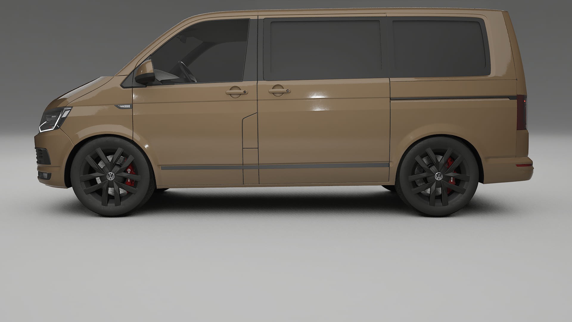 VW Transporter T6 Multivan TPU Lackskyddsfilm | SAHARA Färgskiftande PPF – Komplett Förskuret Kit